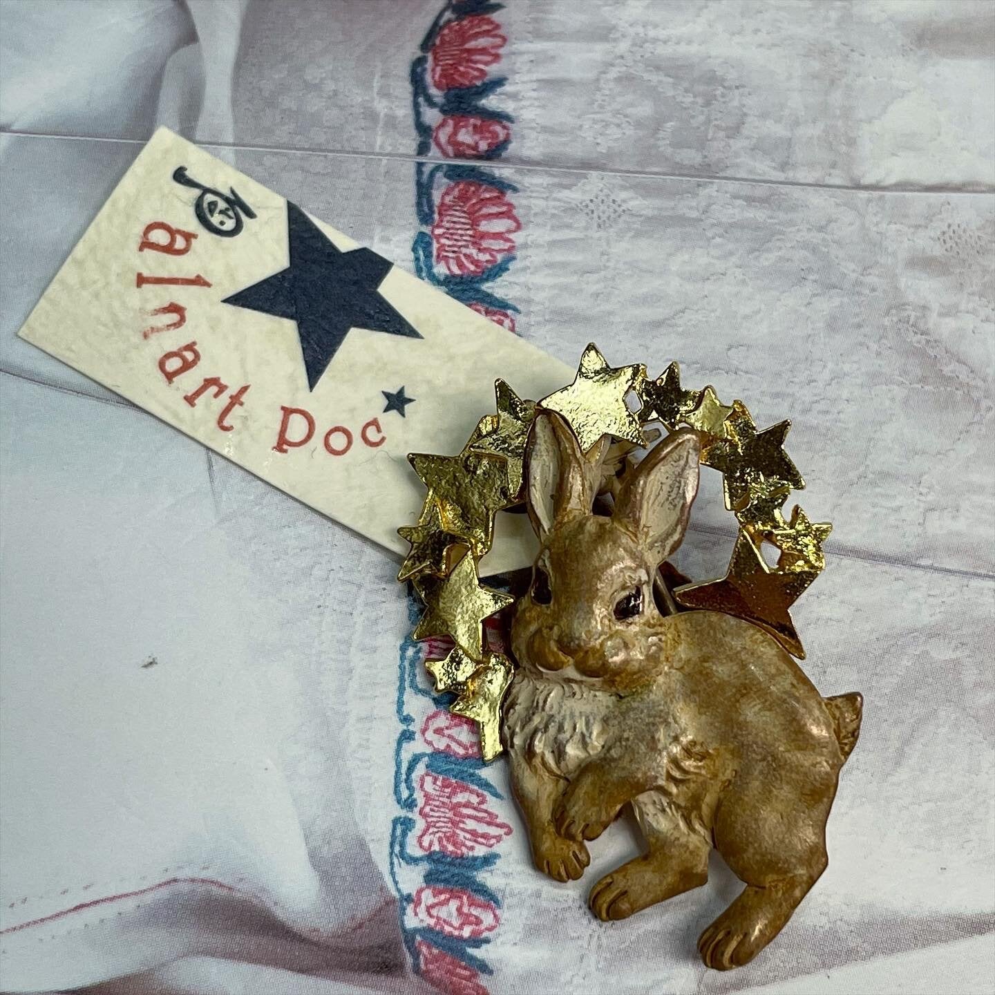 Palnart Poc Rabbit Brooch, made in Japan