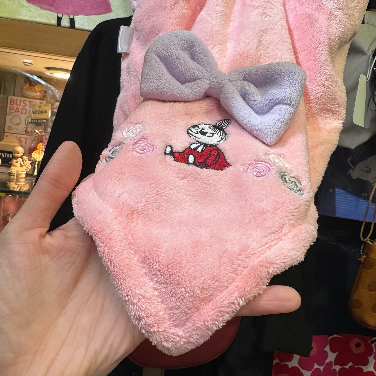 Little My Pink Hair Towel Cap