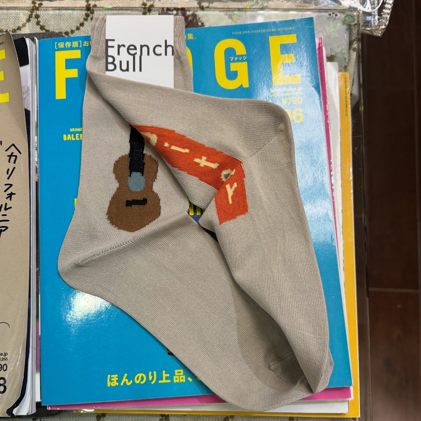 French Bull Guitar Socks, 3 Colors, made in Japan