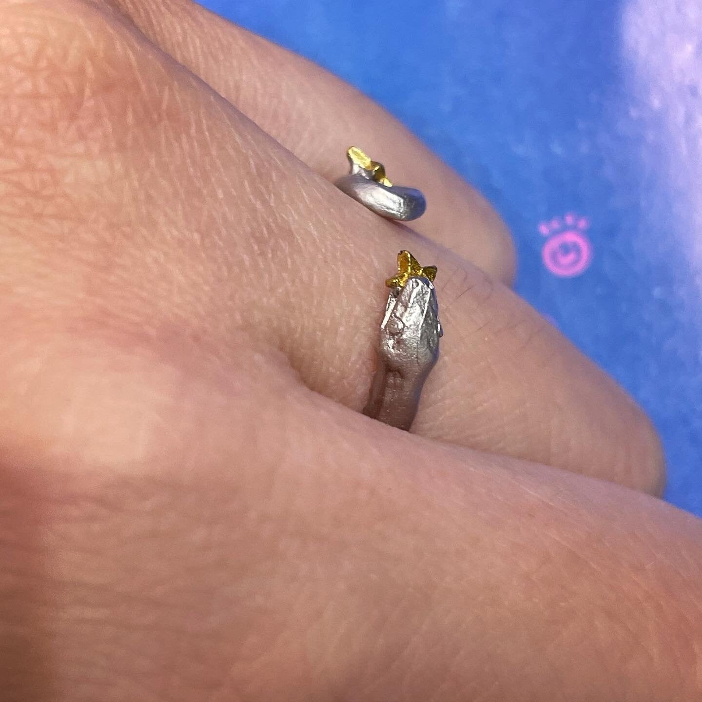 Sale- Palanrt Poc Snake Ring, made in Japan