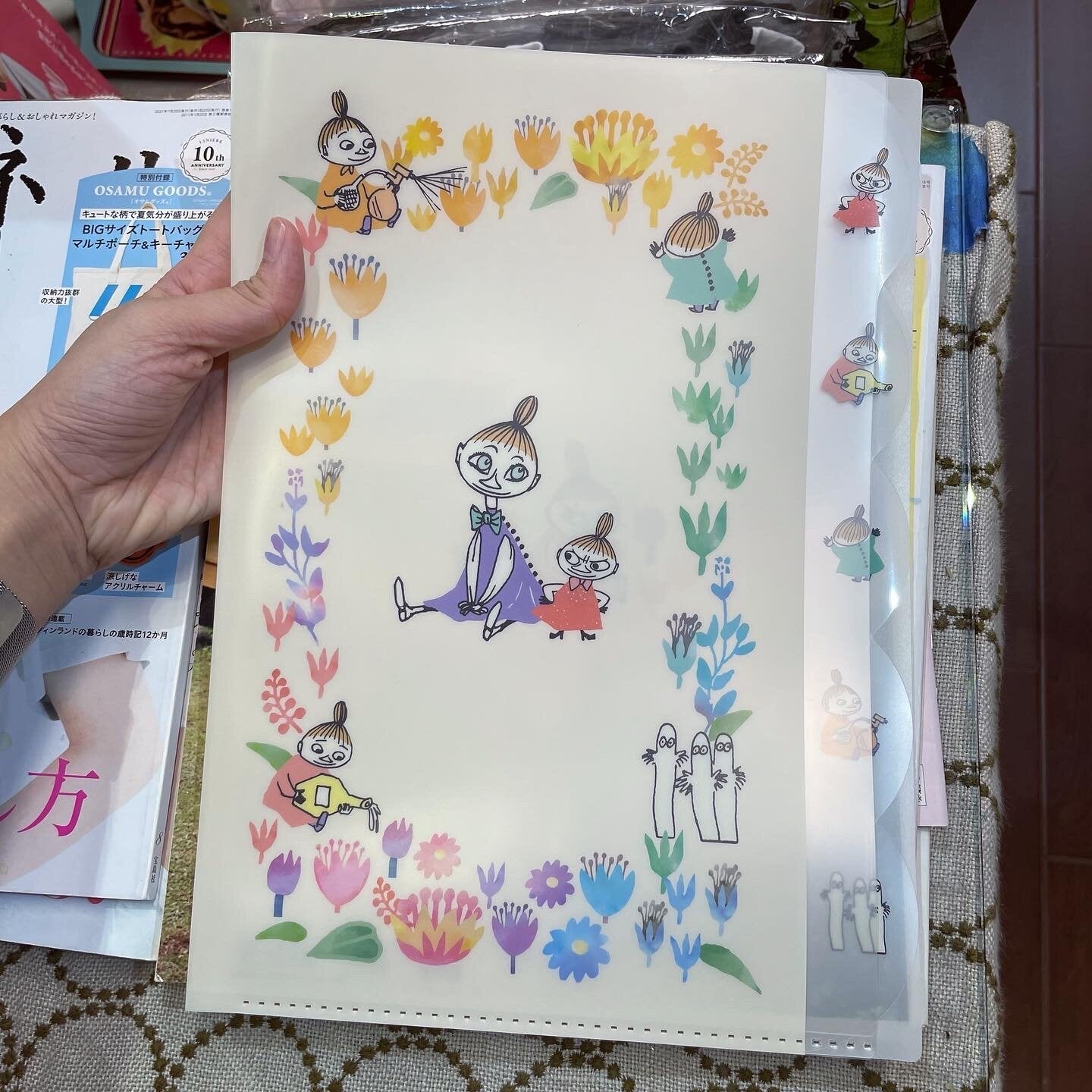 Little My A4 File Folder, made in Japan