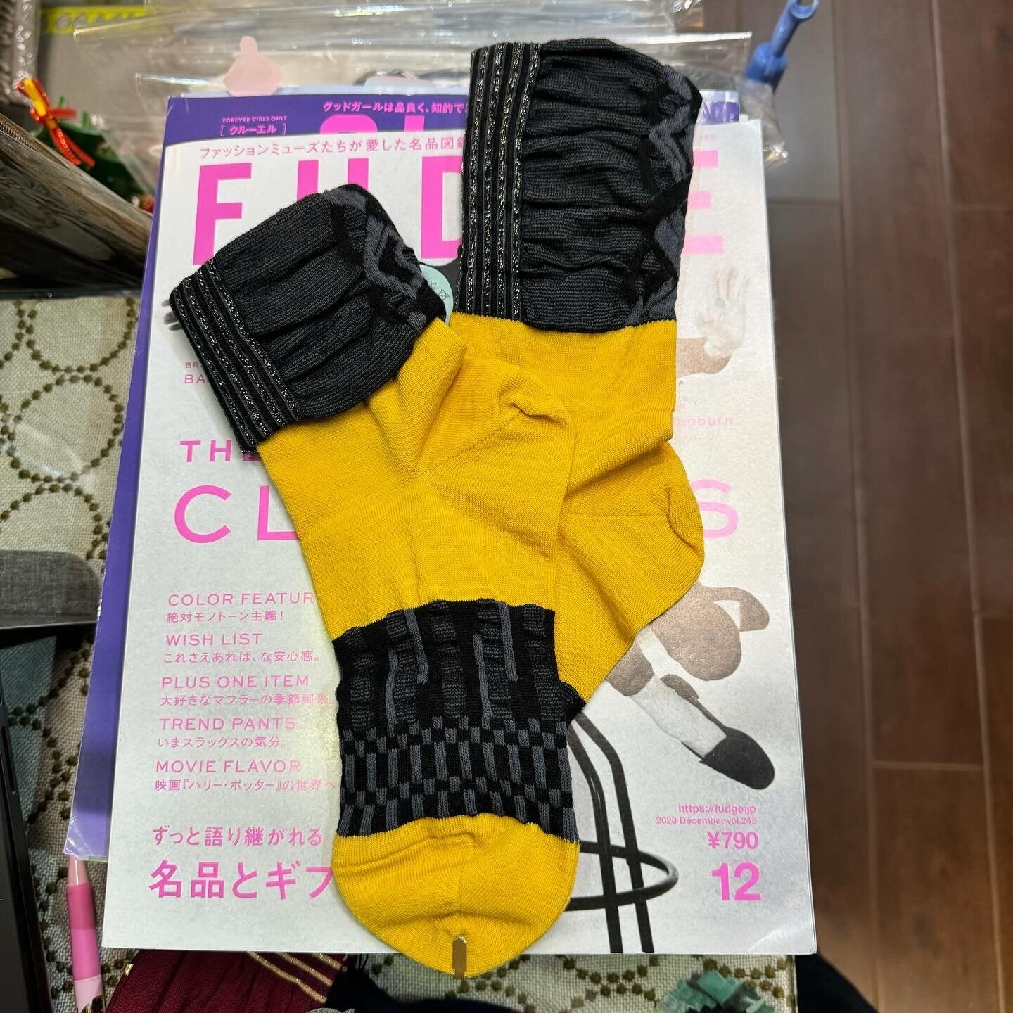 Sale- Nonnette Wool Socks, 2 Colors, made in Japan