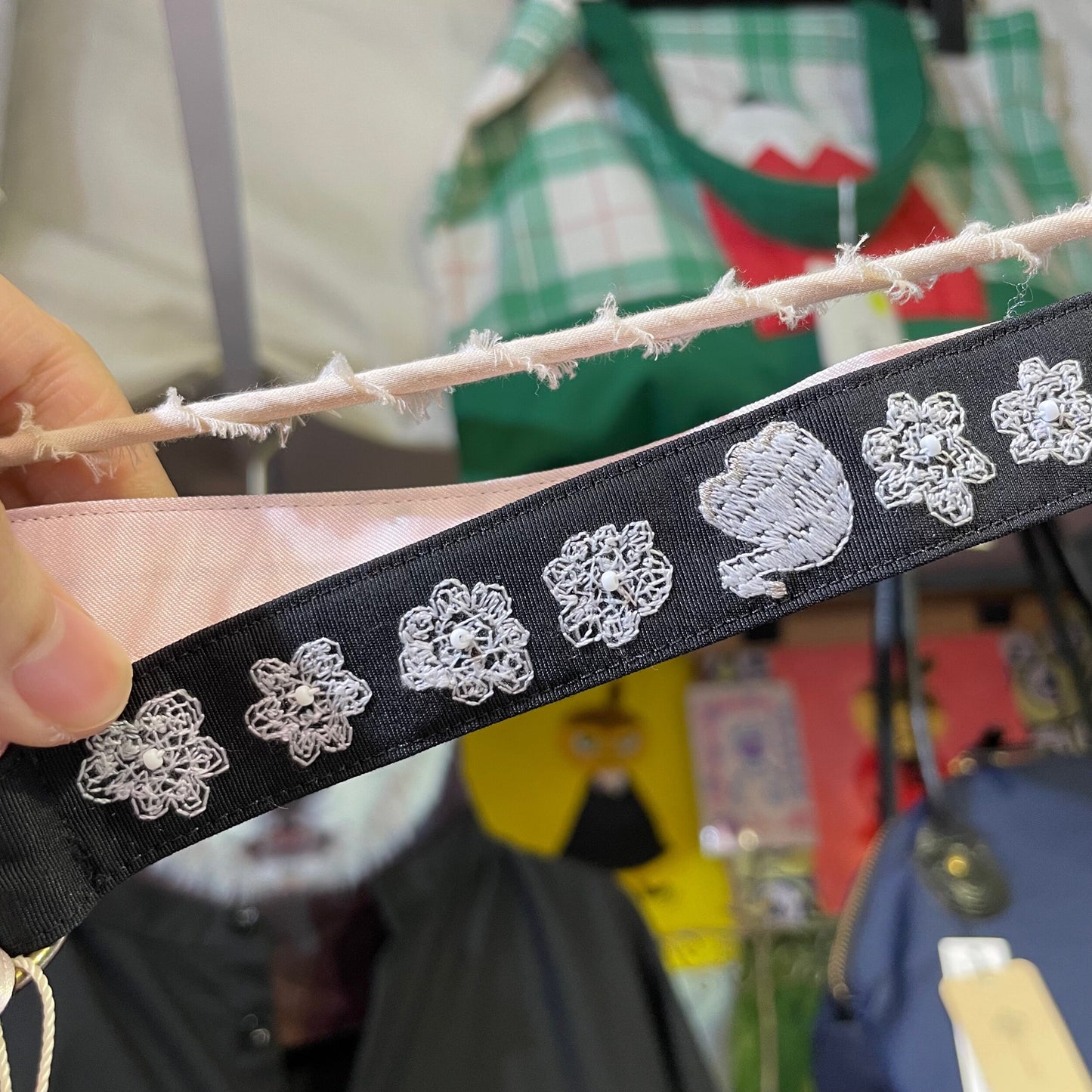 Sale- Haupia Embroidery 2Way Belt, made in Japan