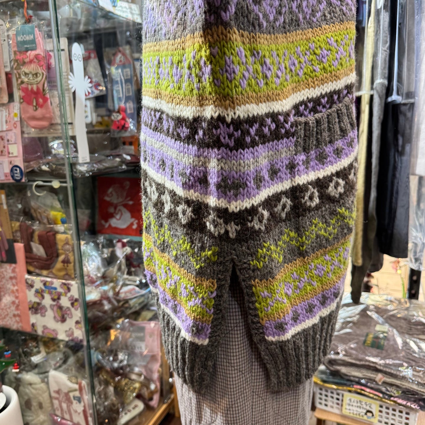 Sale- Tumugu Long Cardigan, Handmade in Peru