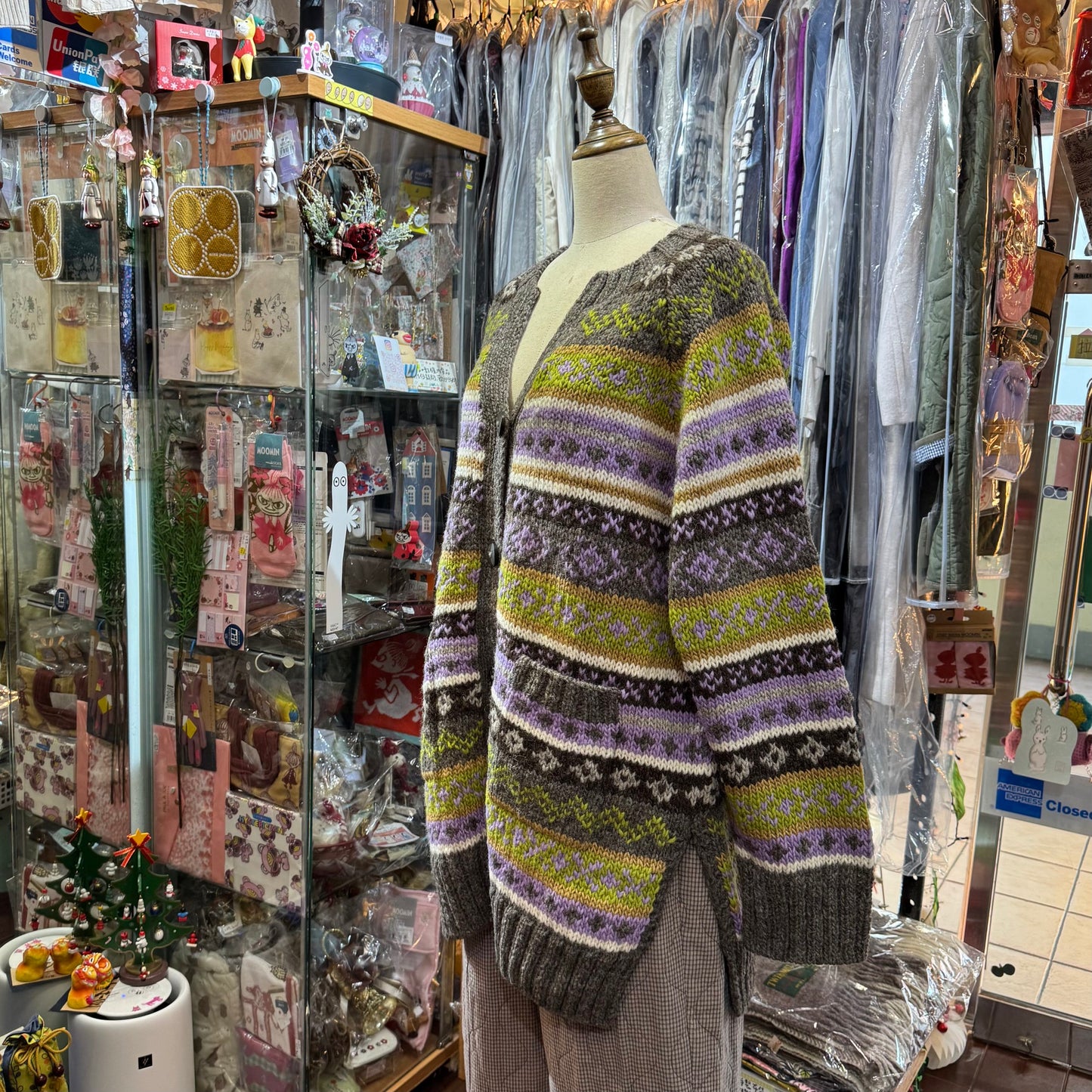 Sale- Tumugu Long Cardigan, Handmade in Peru
