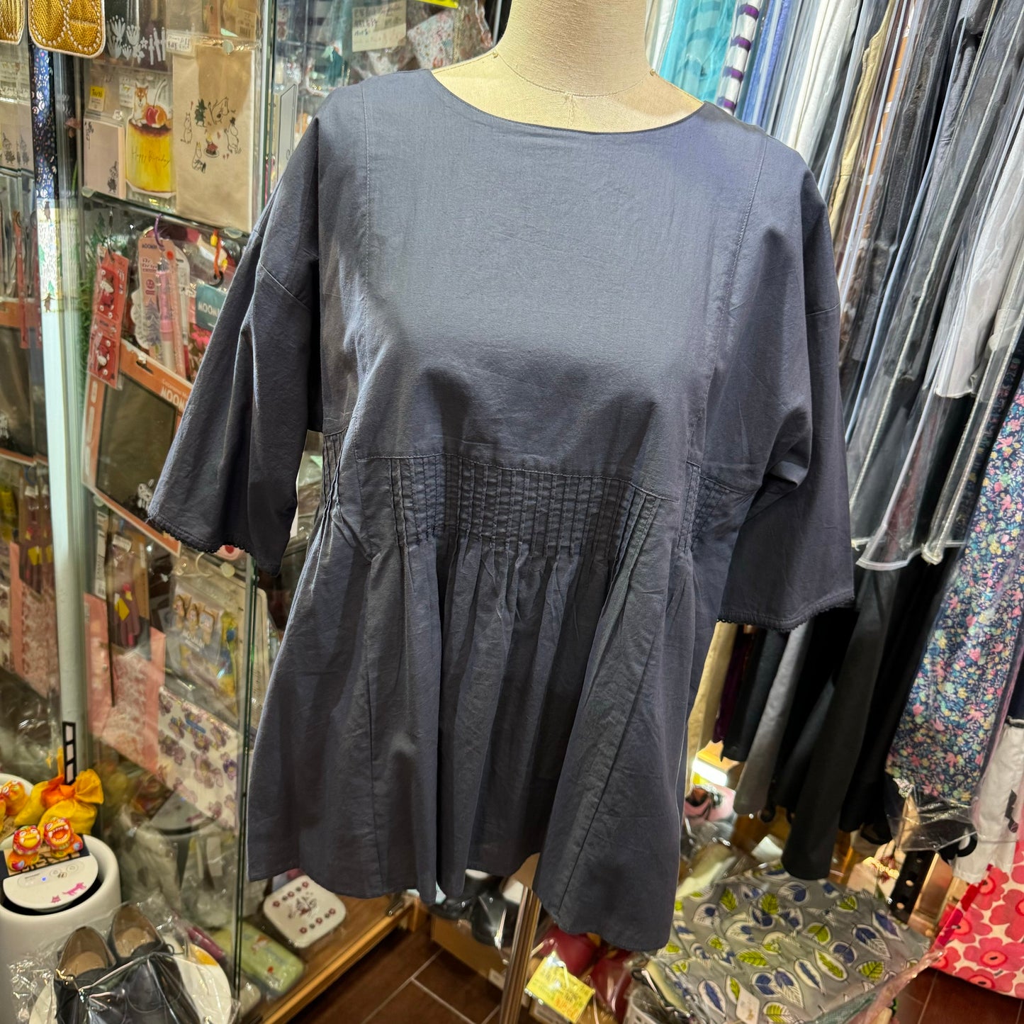 EXTRA20- Bulbul Blue 2Way Shirt
