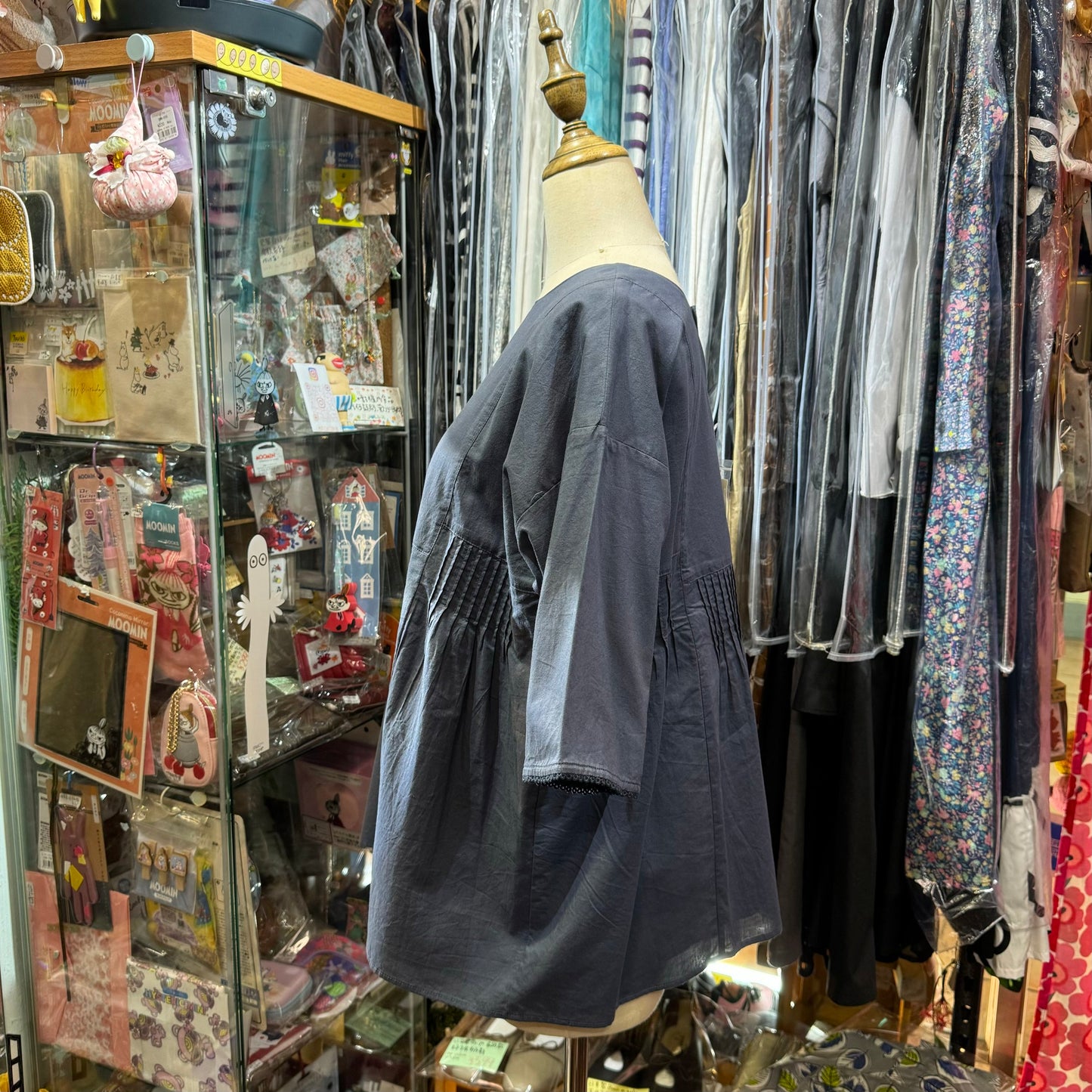 EXTRA20- Bulbul Blue 2Way Shirt
