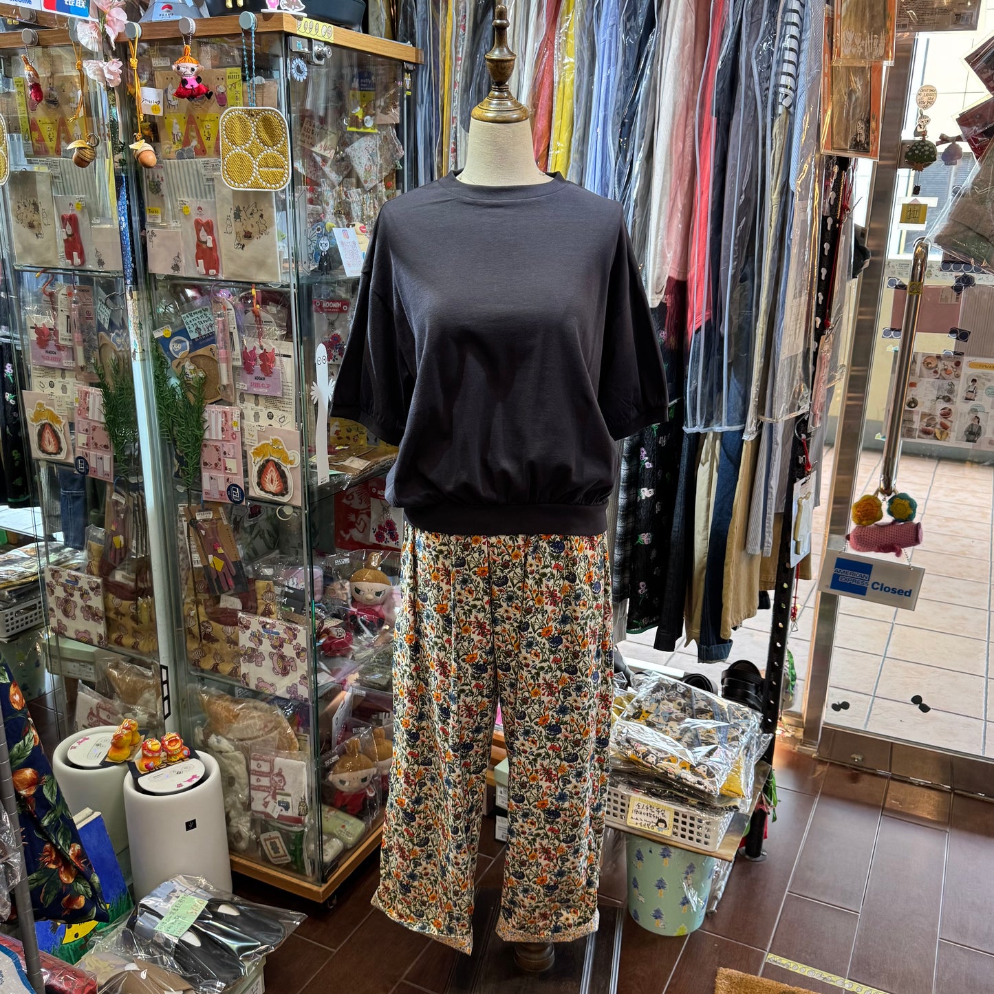 Ynir Charcoal Top, made in Japan