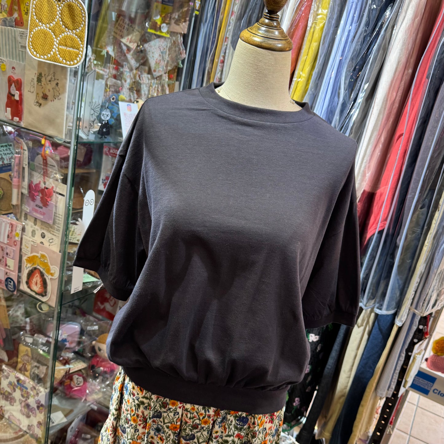 Ynir Charcoal Top, made in Japan