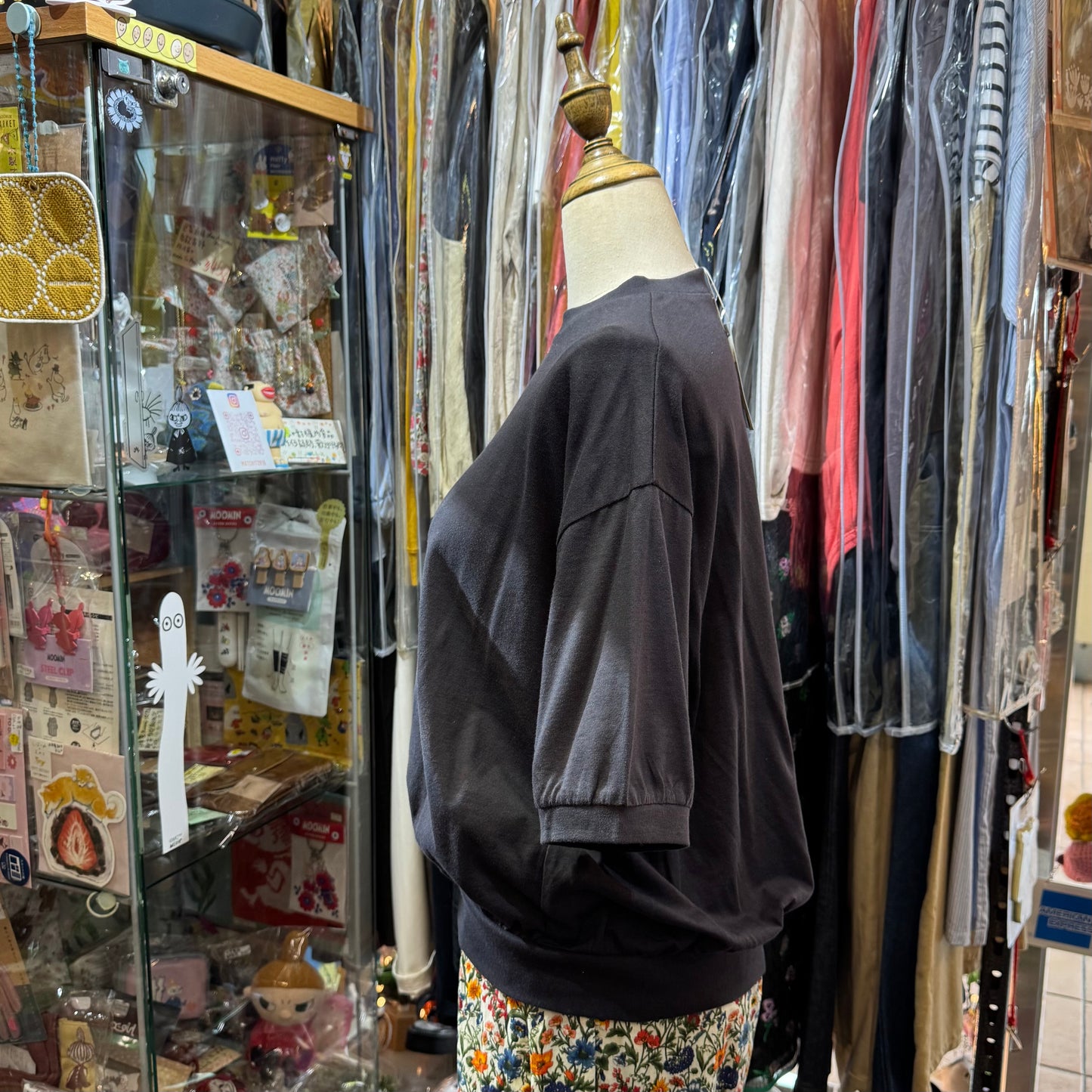 Ynir Charcoal Top, made in Japan