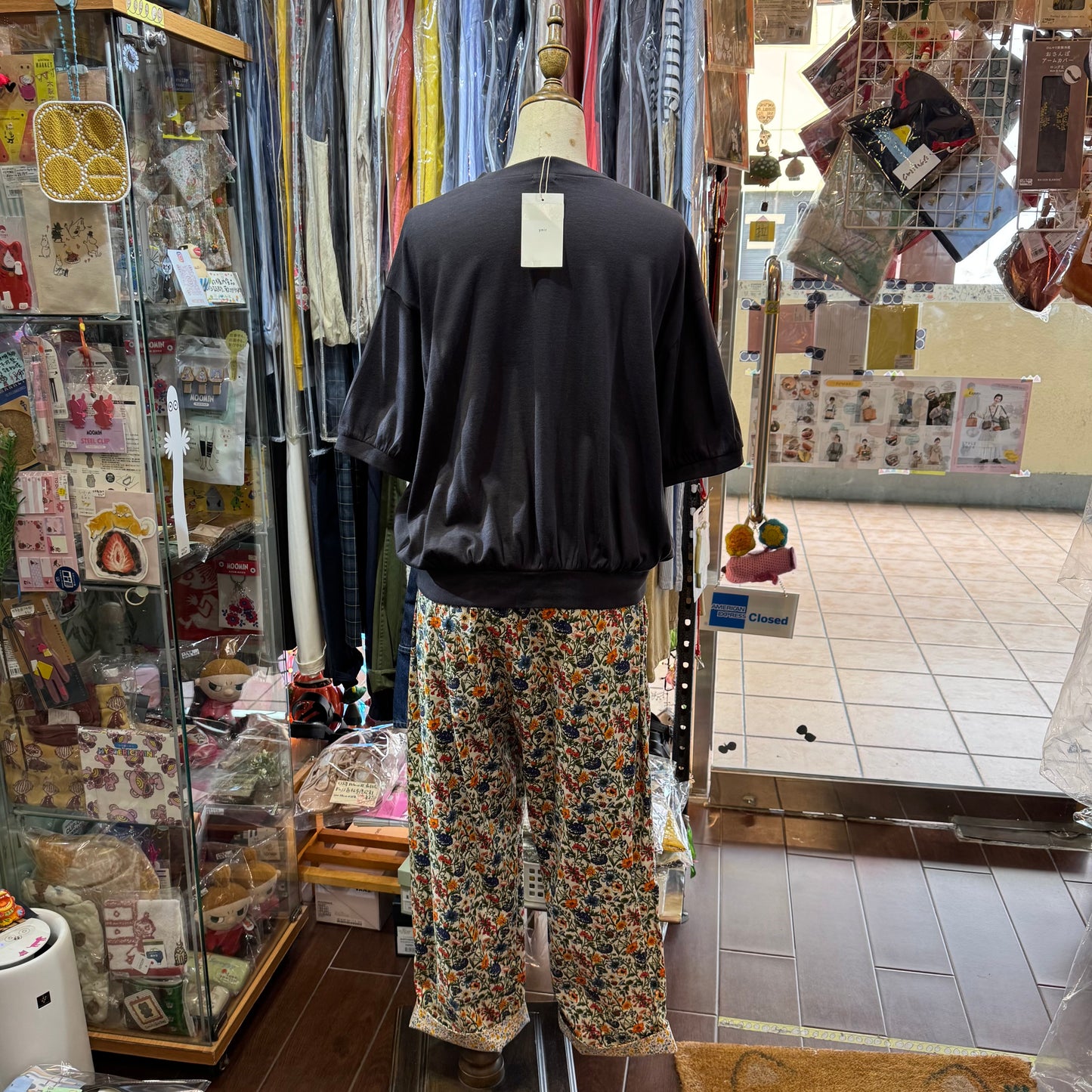 Ynir Charcoal Top, made in Japan