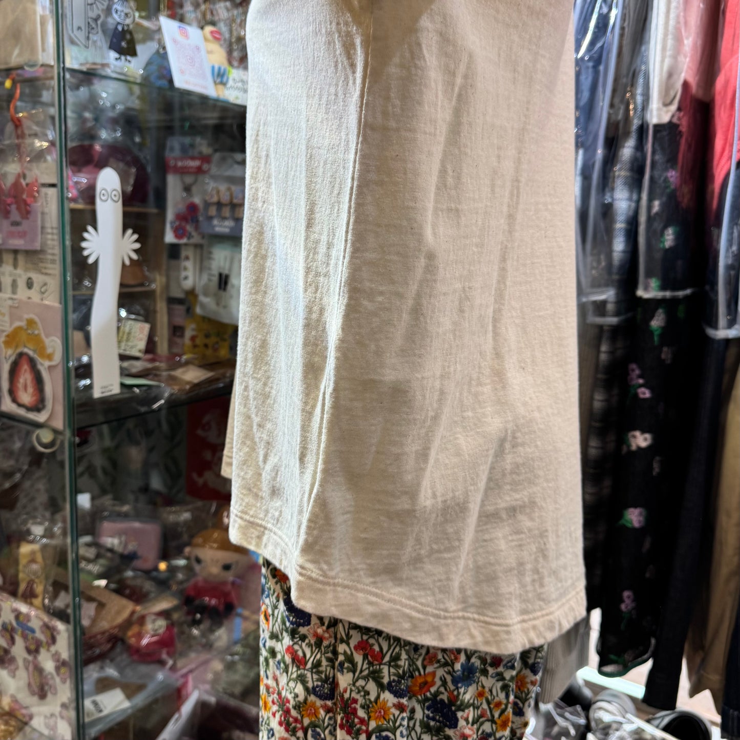 Tumugu Natural On my Way T-shirt, made in Japan