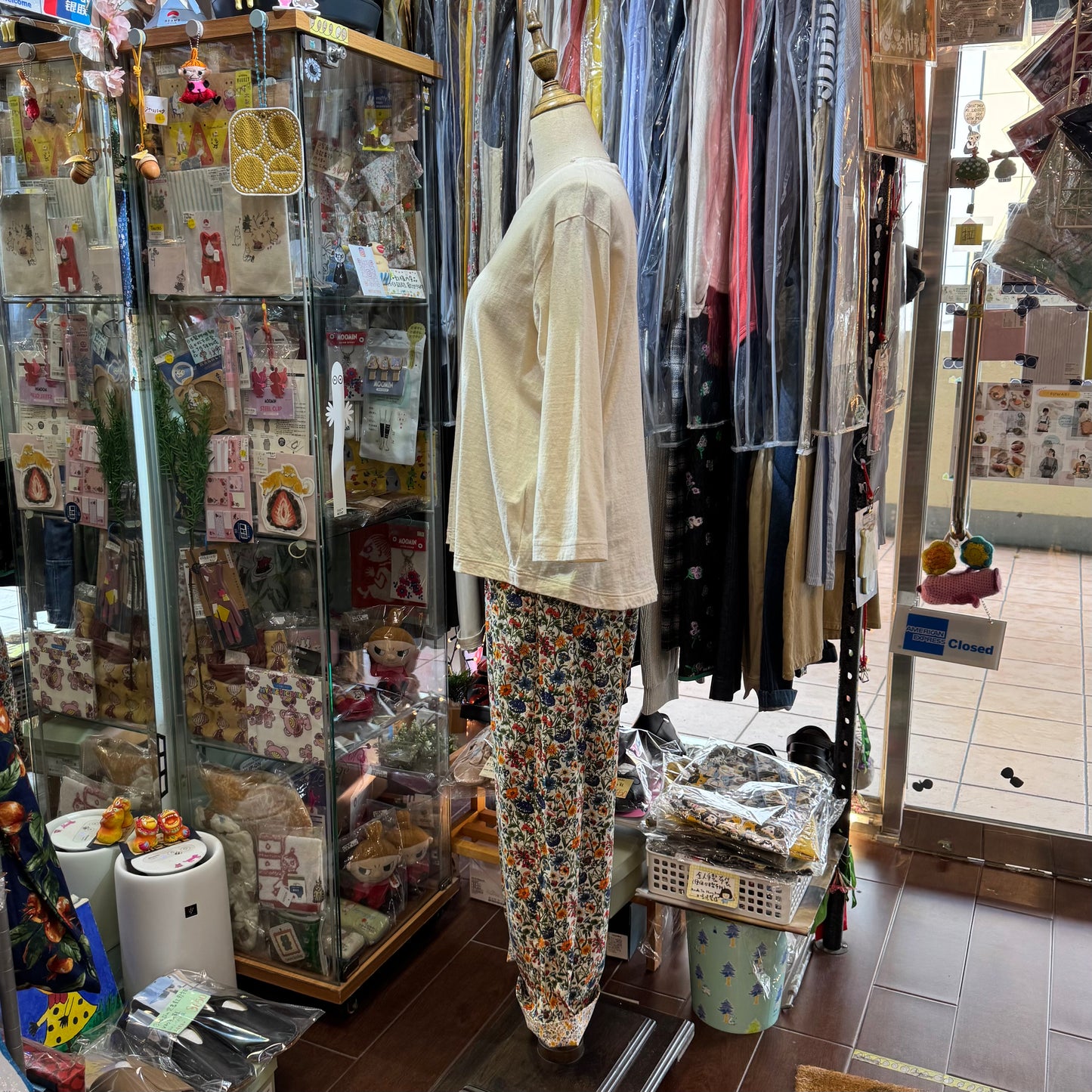 Tumugu Natural On my Way T-shirt, made in Japan