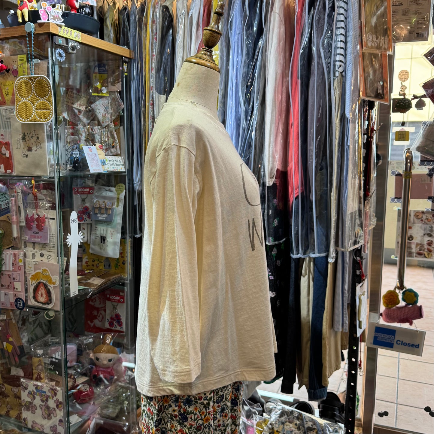 Tumugu Natural On my Way T-shirt, made in Japan