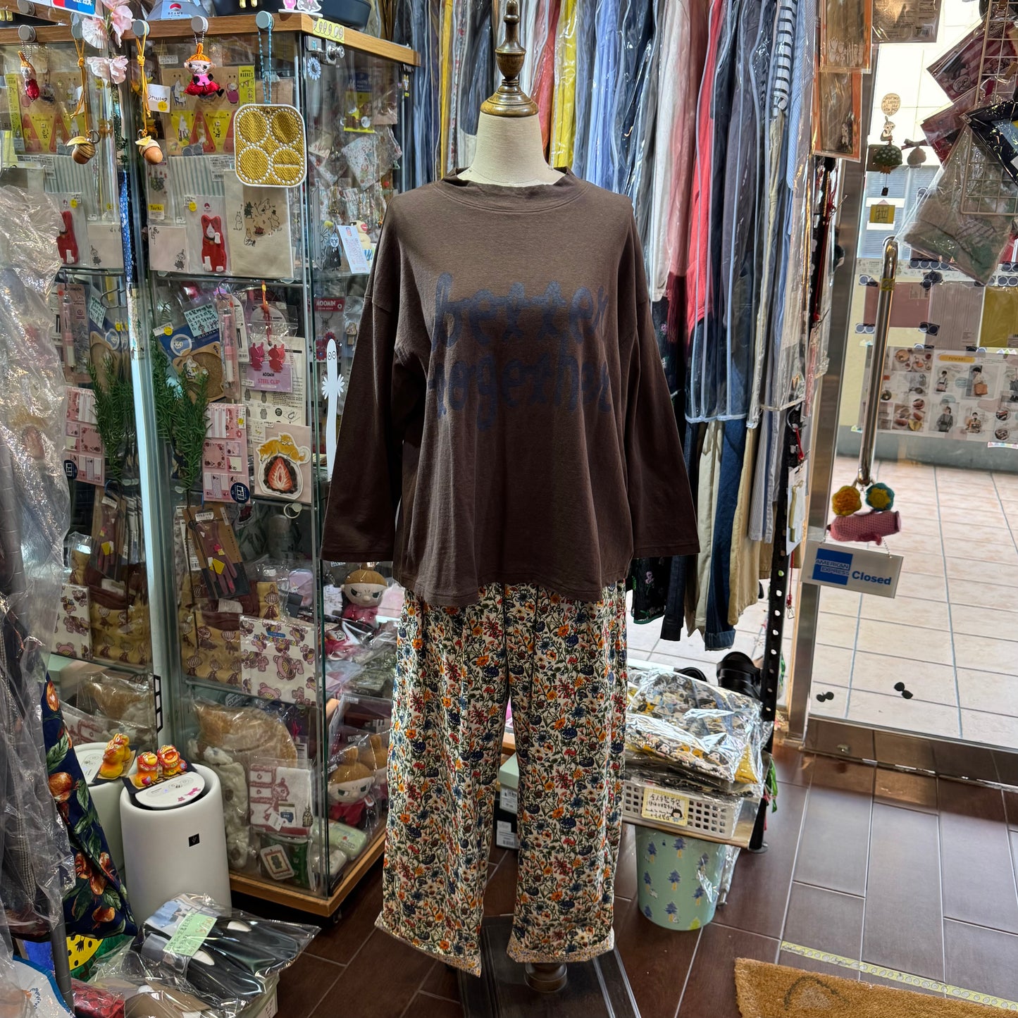 Tumugu Better Together Brown T-shirt, made in Japan