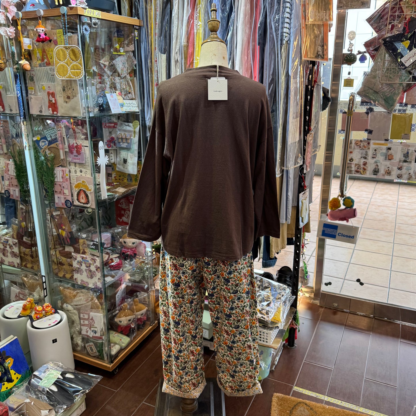 Tumugu Better Together Brown T-shirt, made in Japan