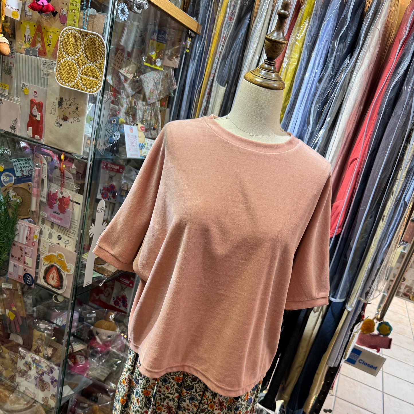 Ynir Velvet Top, 2 Colors, made in Japan