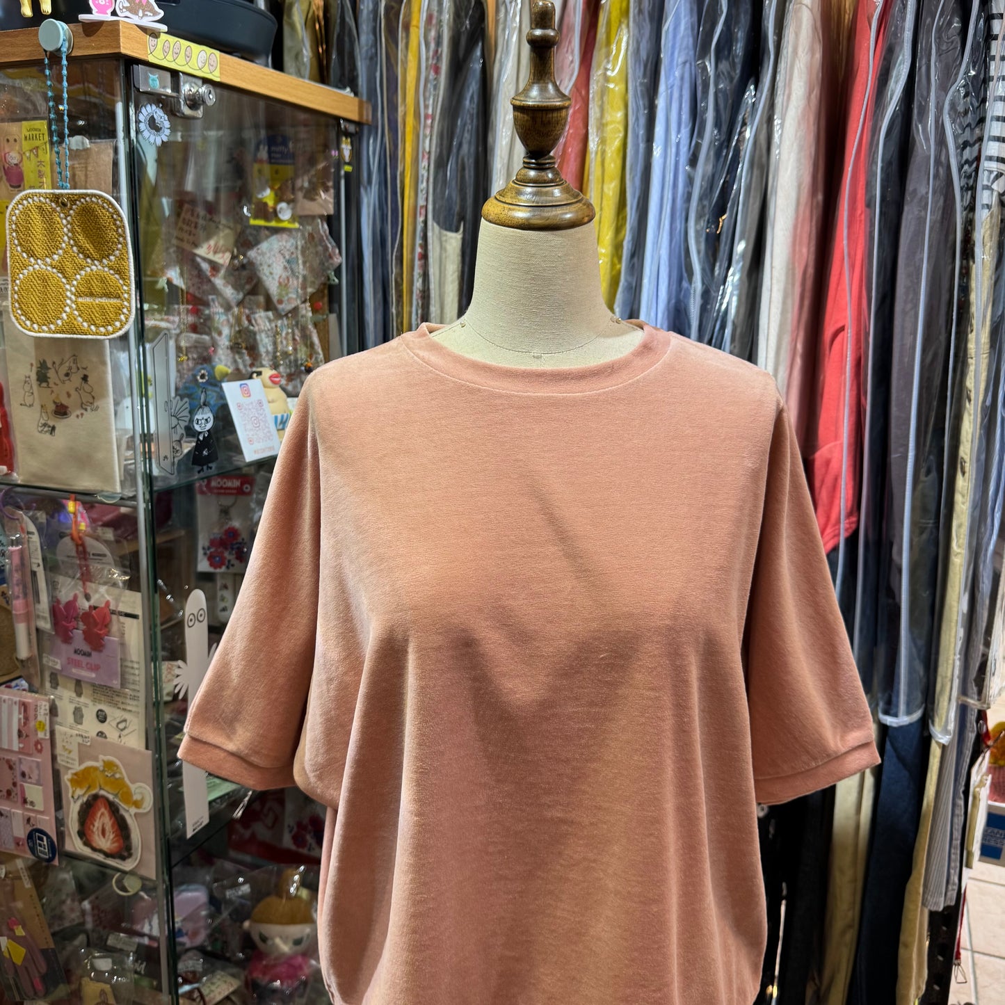 Ynir Velvet Top, 2 Colors, made in Japan