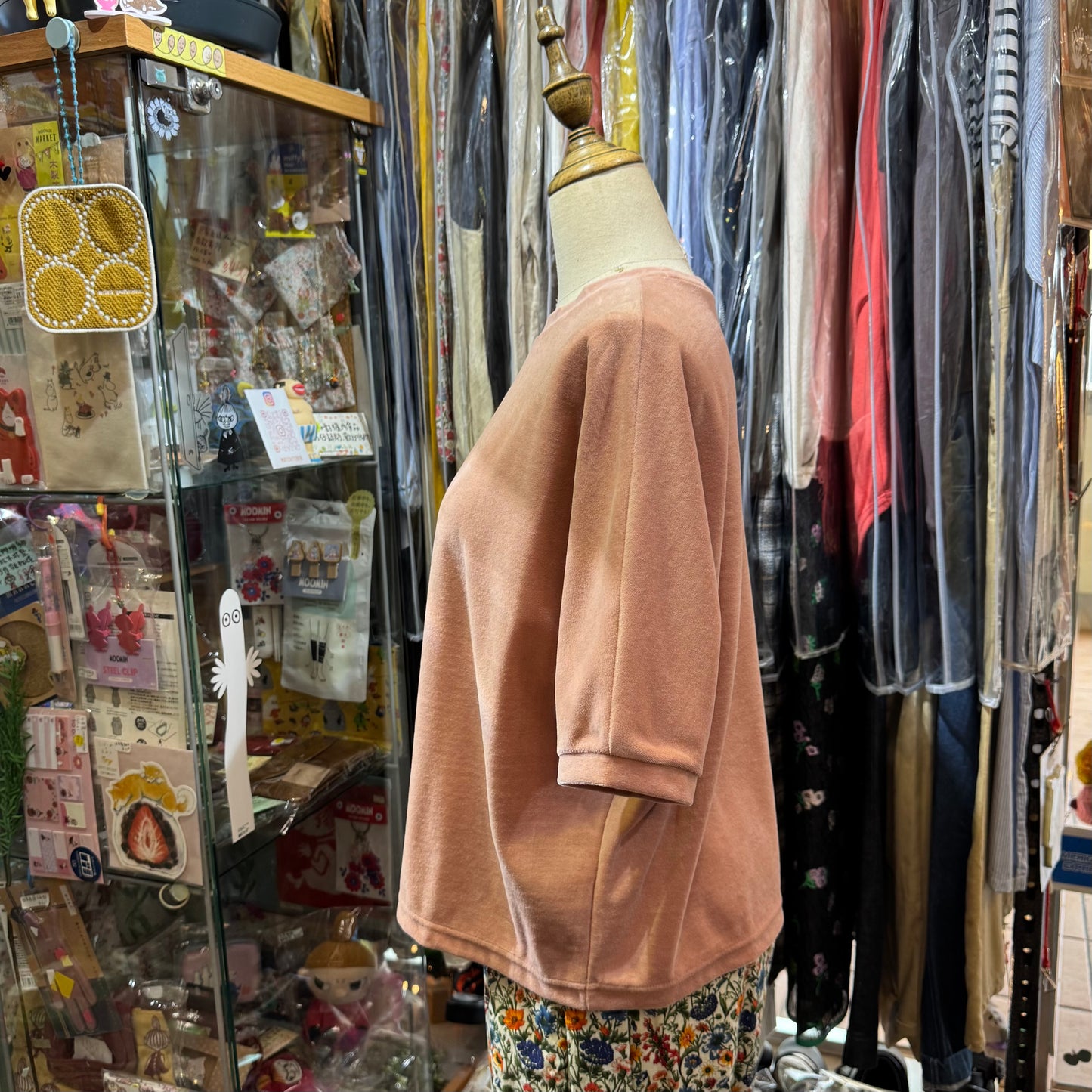 Ynir Velvet Top, 2 Colors, made in Japan