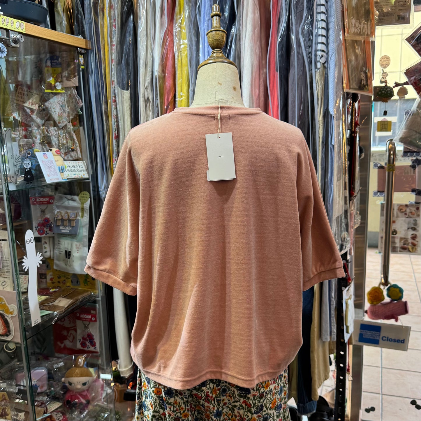 Ynir Velvet Top, 2 Colors, made in Japan