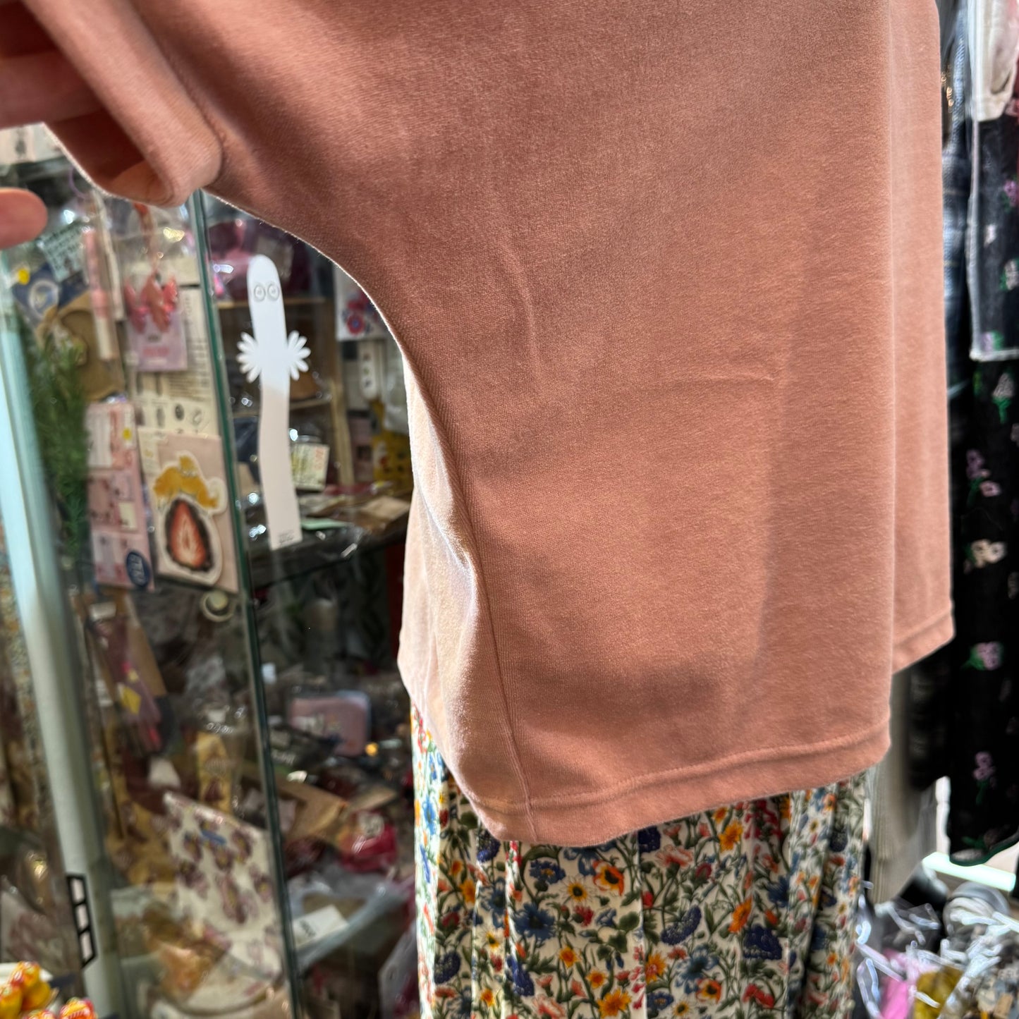 Ynir Velvet Top, 2 Colors, made in Japan