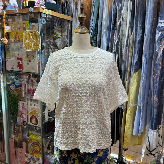 Sale- Mizuiro Ind Stretch Lace T-shirt, 2 Colors