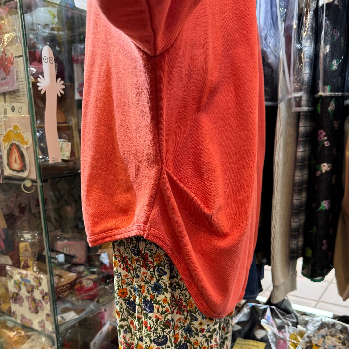 Estroislose Pink Hoodie Top, made in Japan