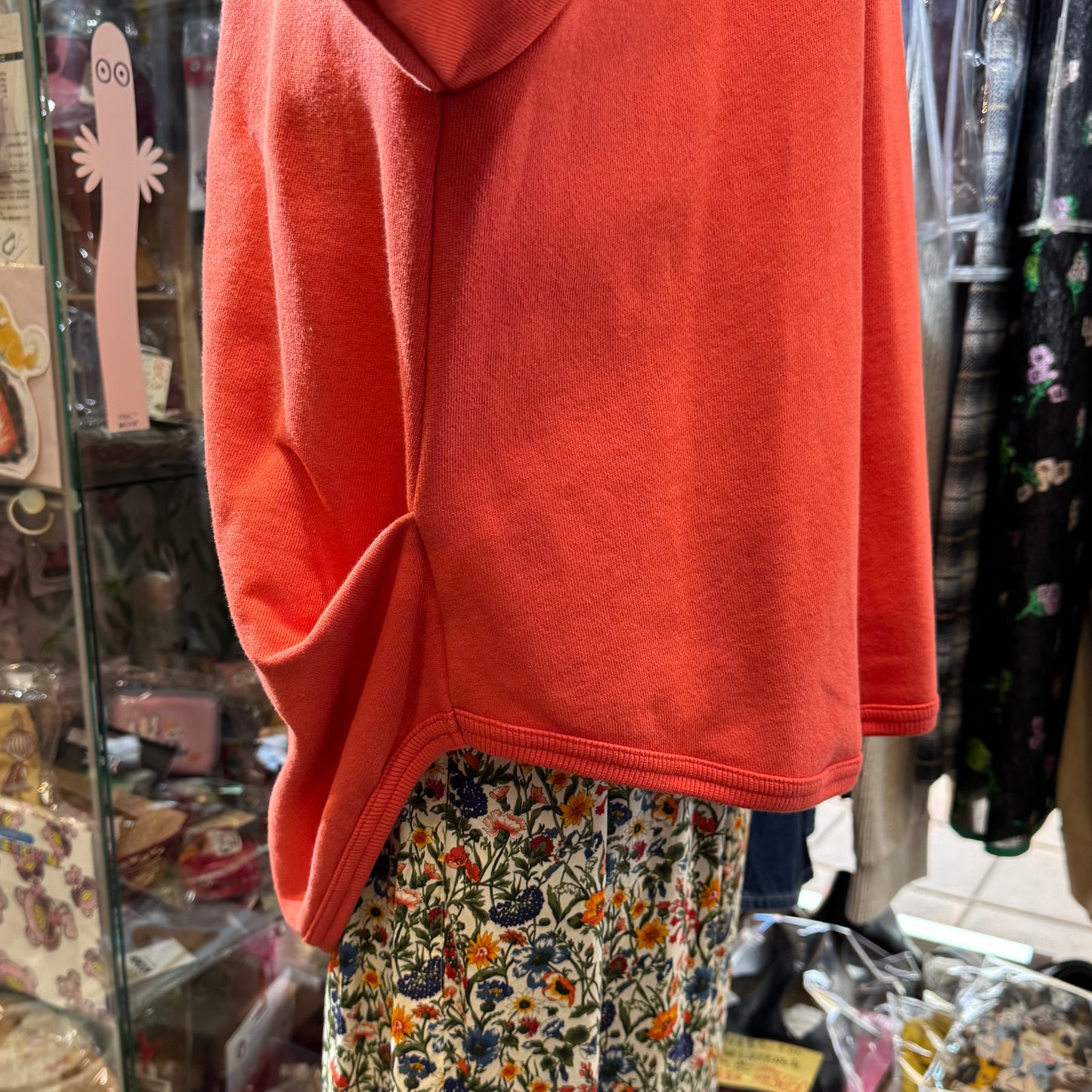 Estroislose Pink Hoodie Top, made in Japan