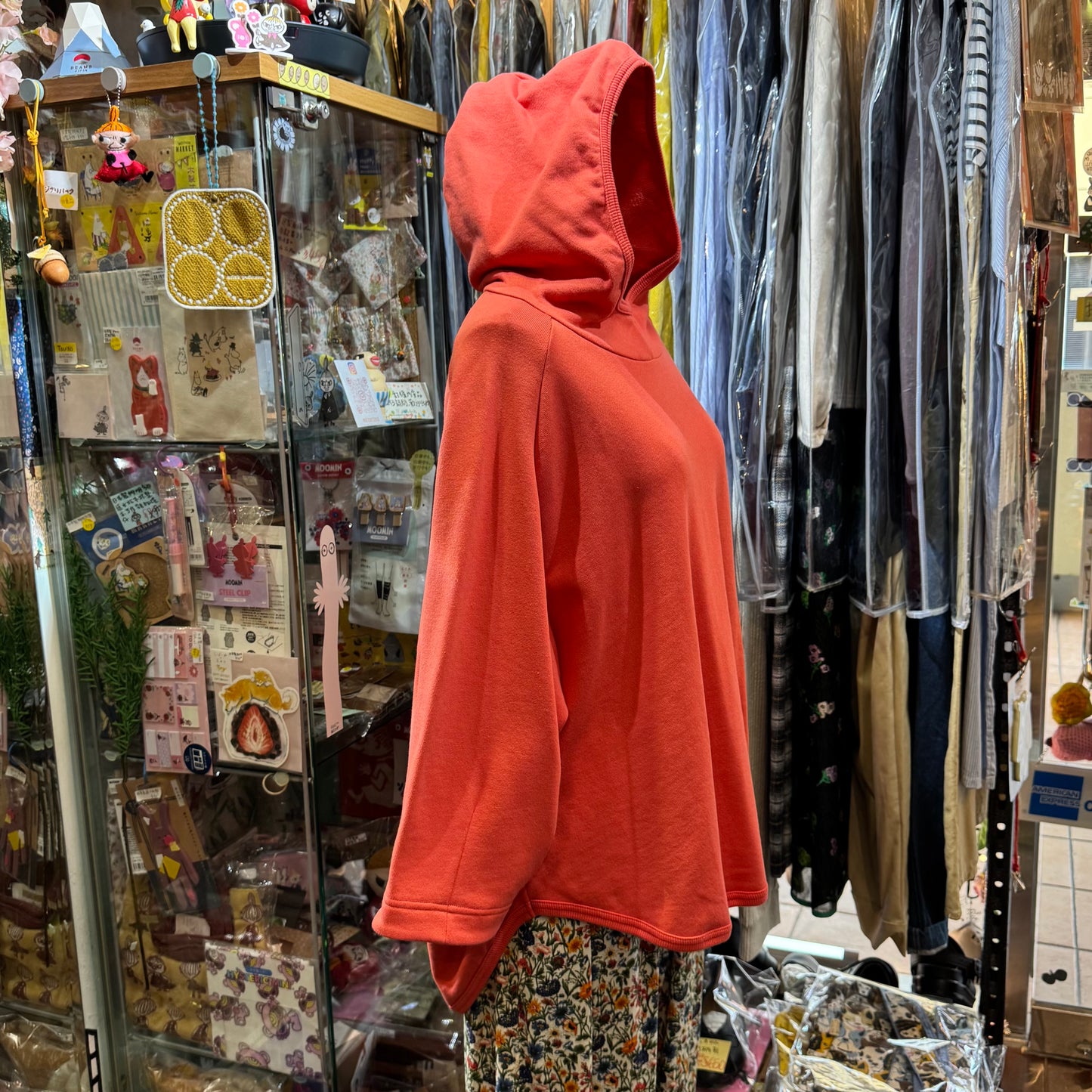 Estroislose Pink Hoodie Top, made in Japan