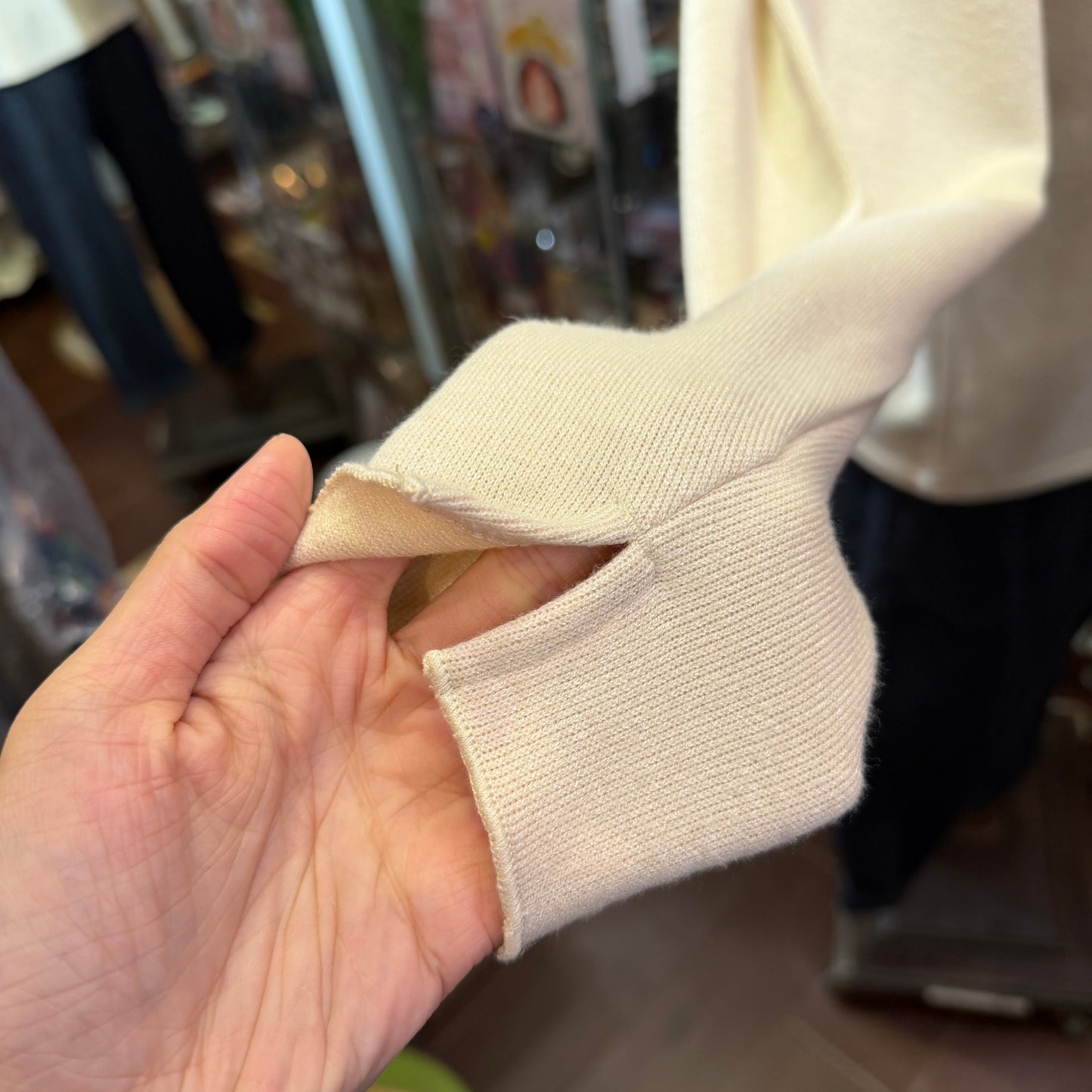 Ista-ire Ivory Turtleneck Top