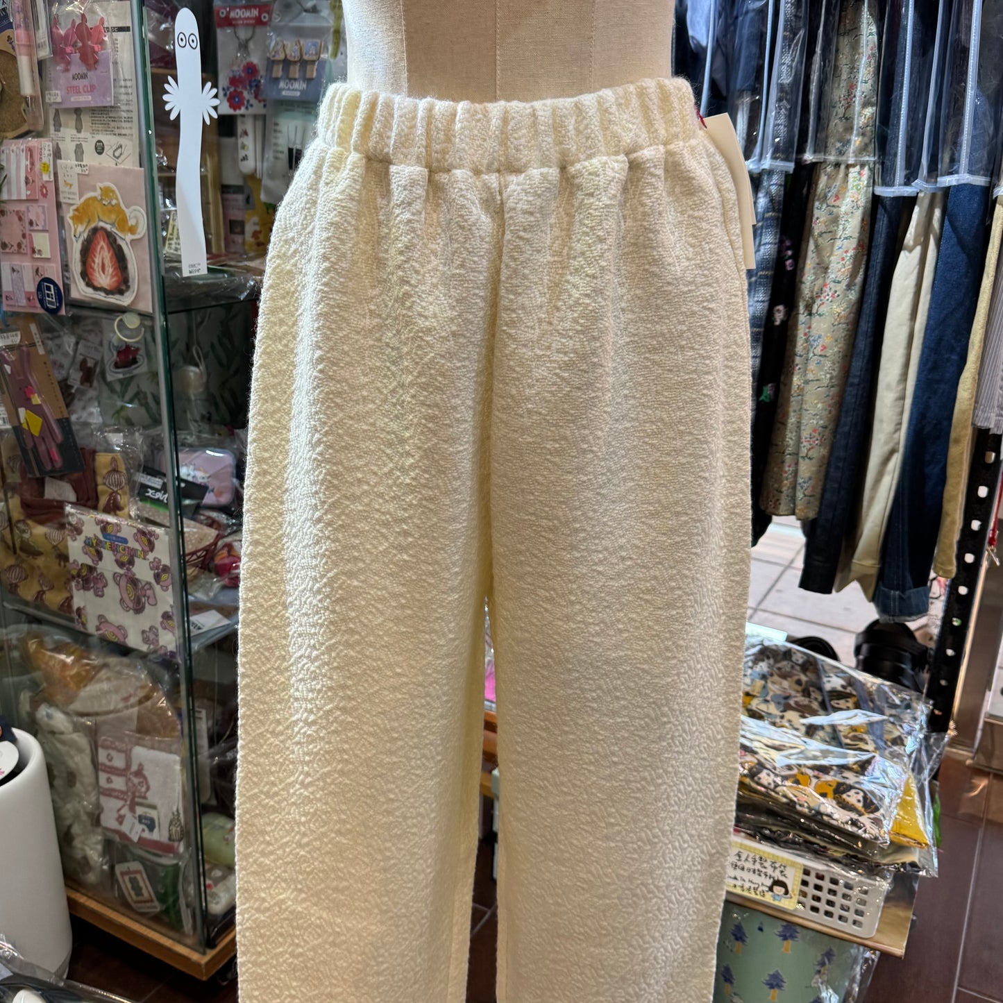 Yarra White Pants, made in Japan