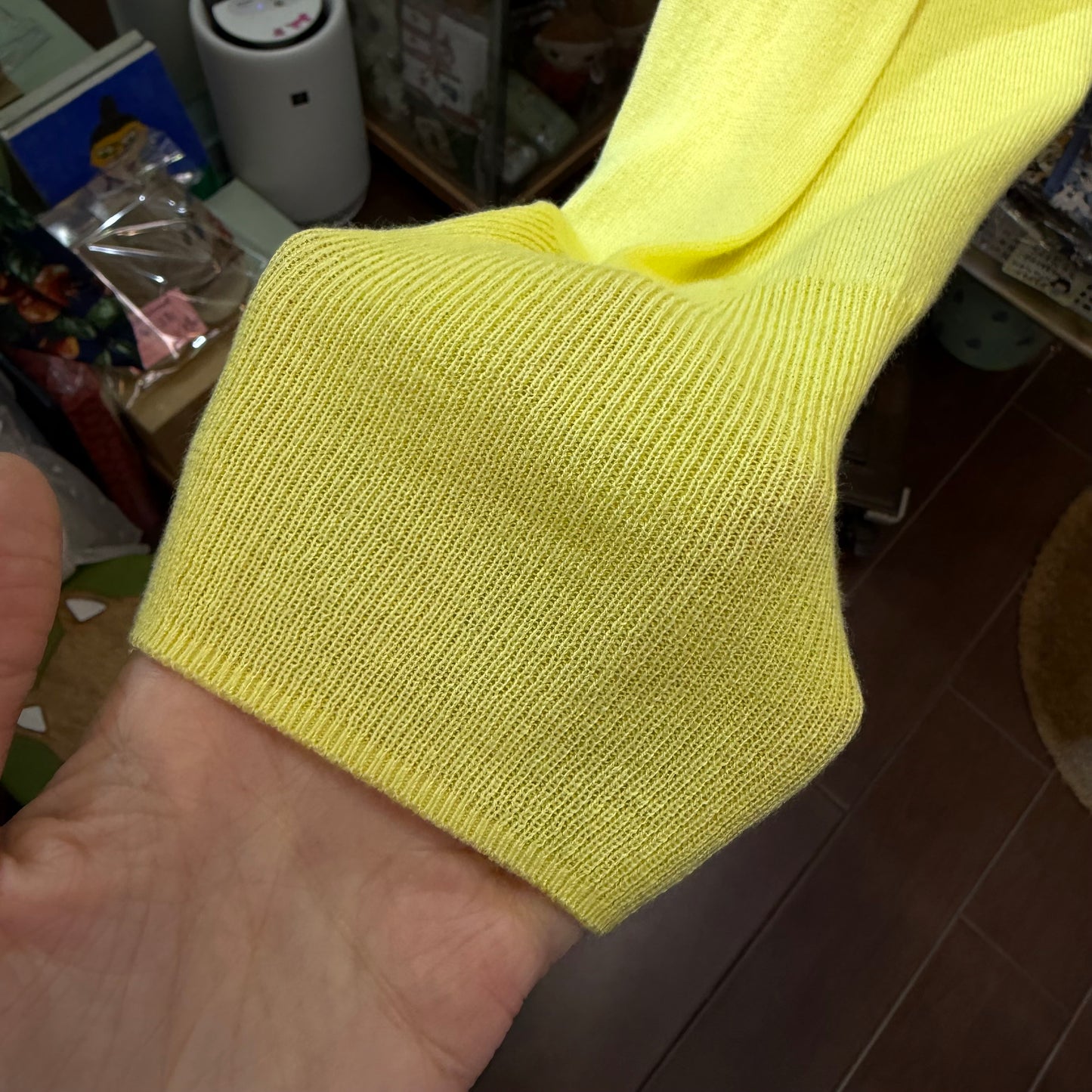 Doux Bleu Yellow Cotton Super Soft Top, made in Vietnam