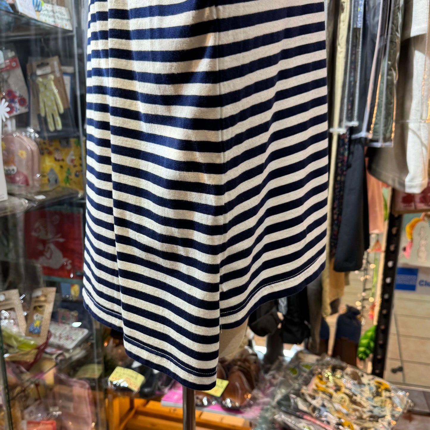 Sale- Ichi Navy Striped T-shirt, made in Japan