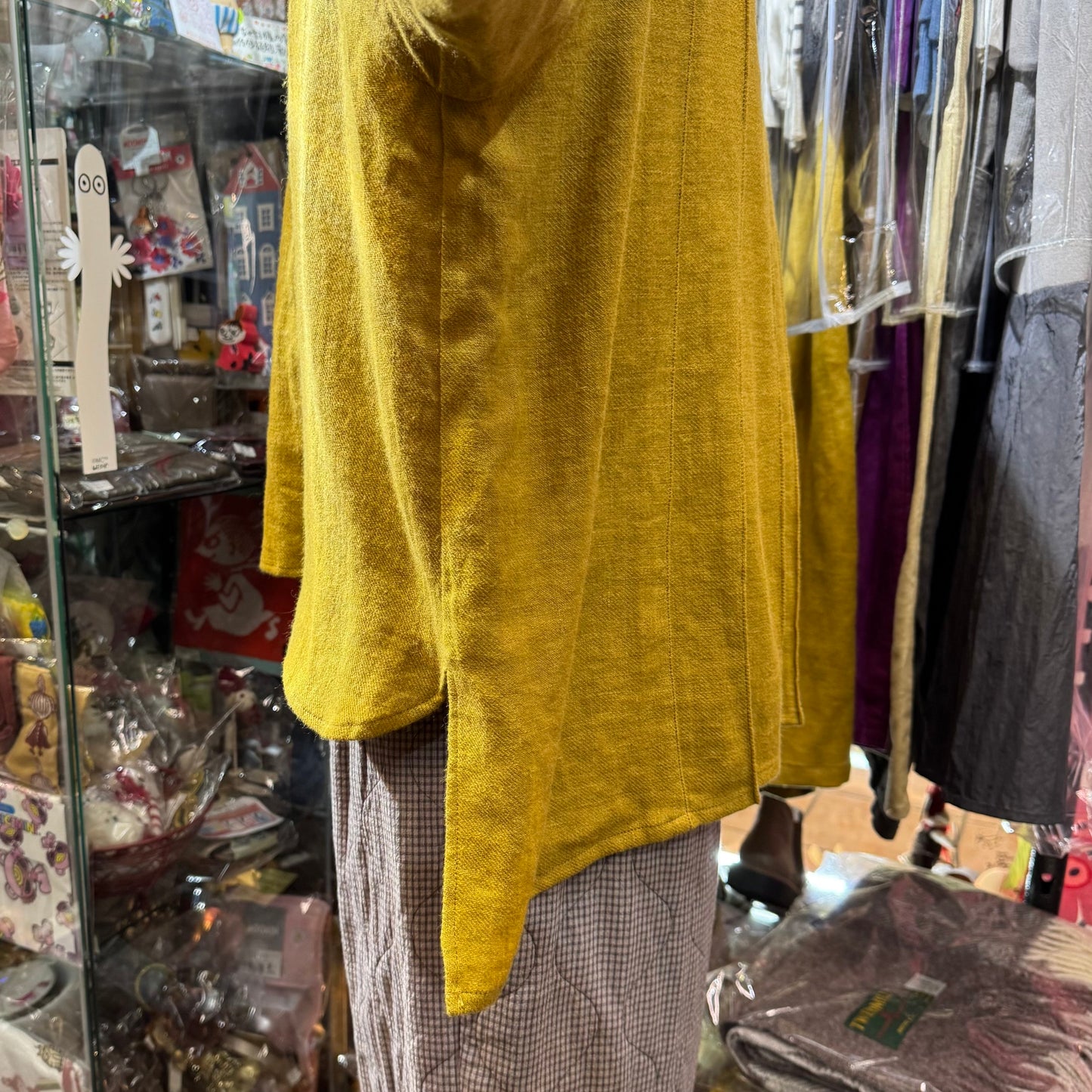 EXTRA20- Tumugu Mustard Top, made in Japan