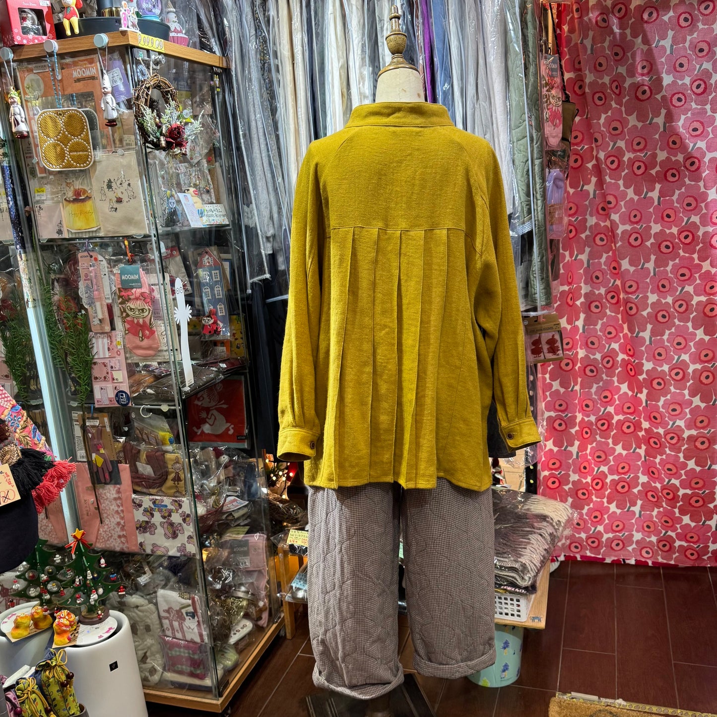 EXTRA20- Tumugu Mustard Top, made in Japan