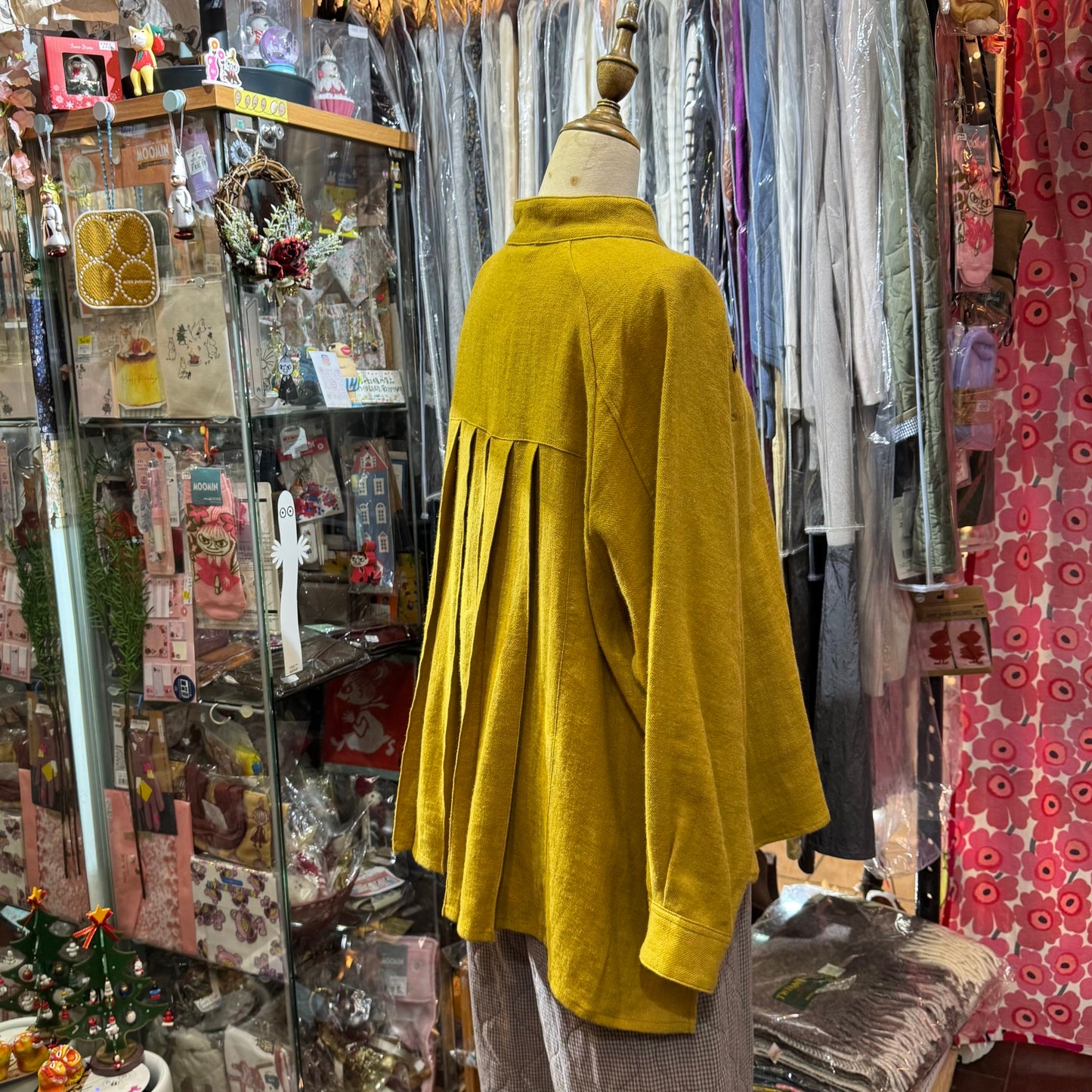 EXTRA20- Tumugu Mustard Top, made in Japan