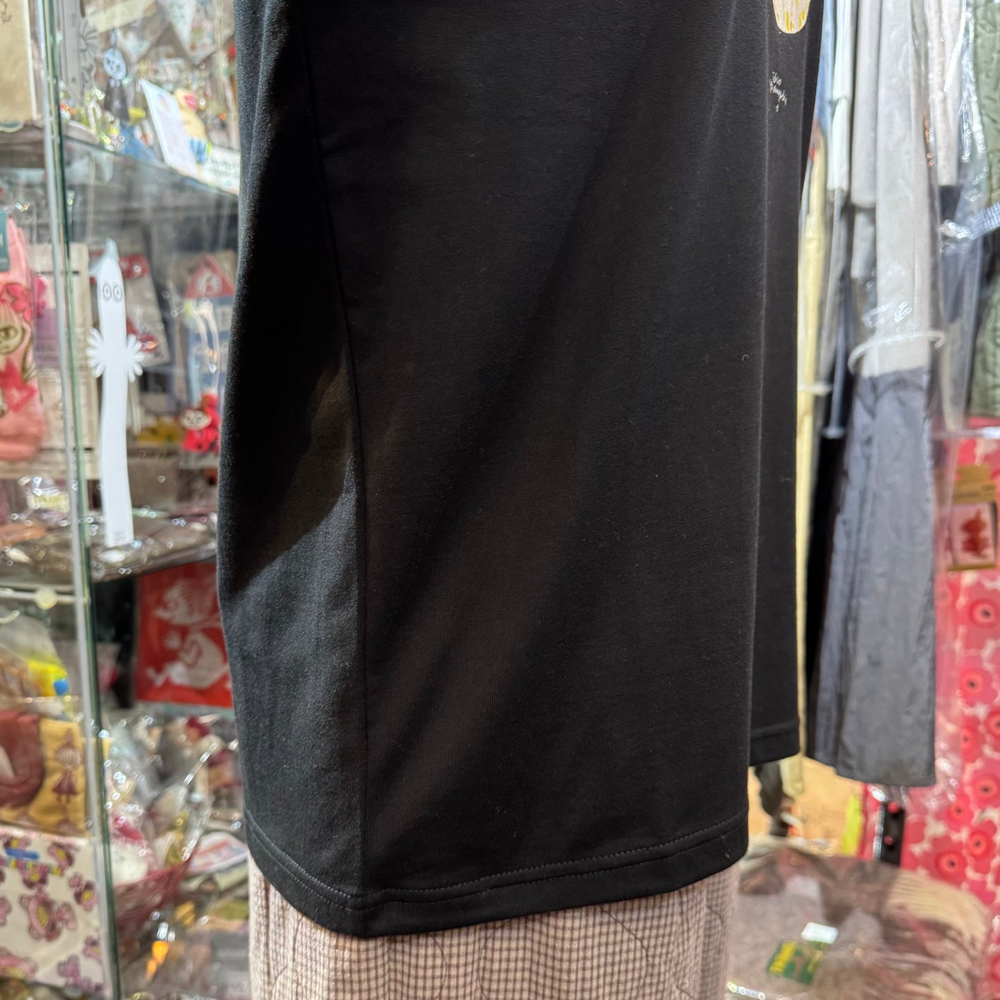 Sale- conges payes ADIEU TRISTESSE Lemon Black T-shirt, made in Japan