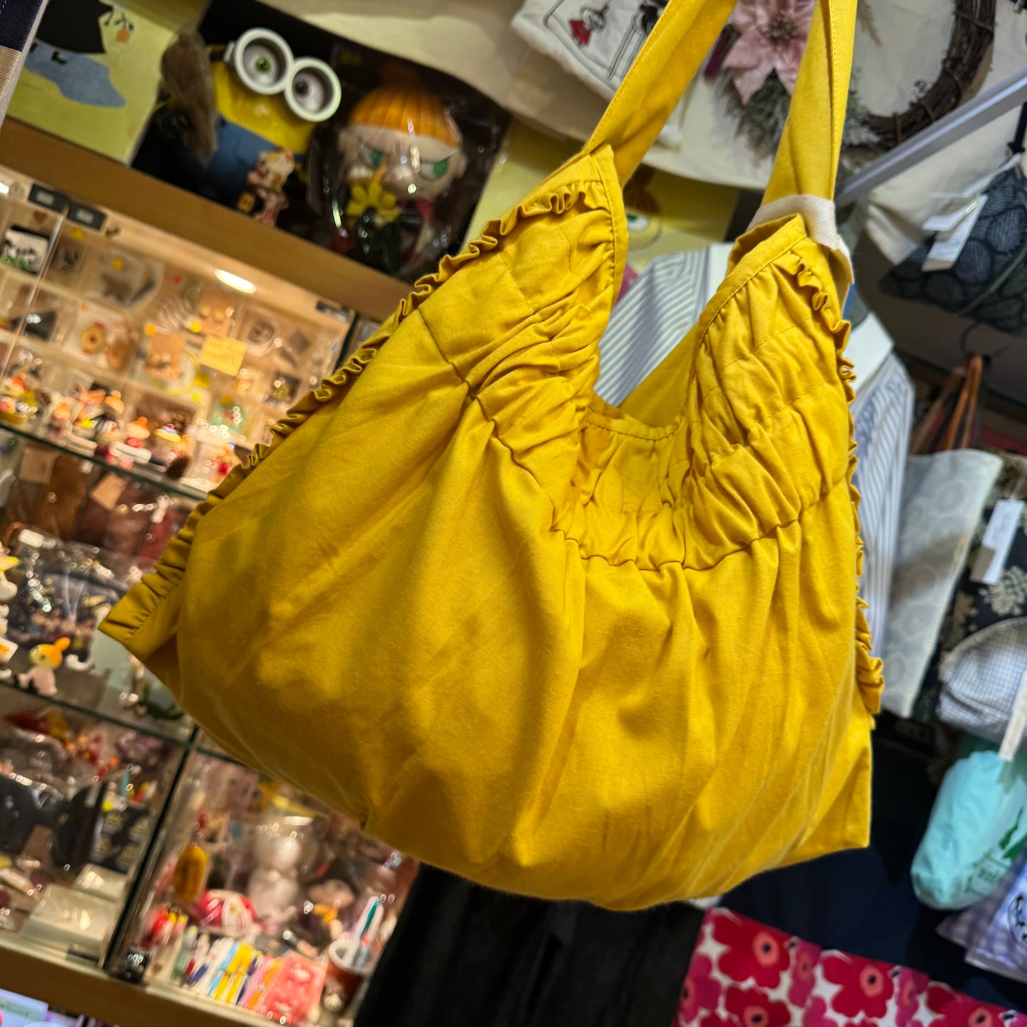 Anvocoeur Yellow Shoulder Bag, made in Japan