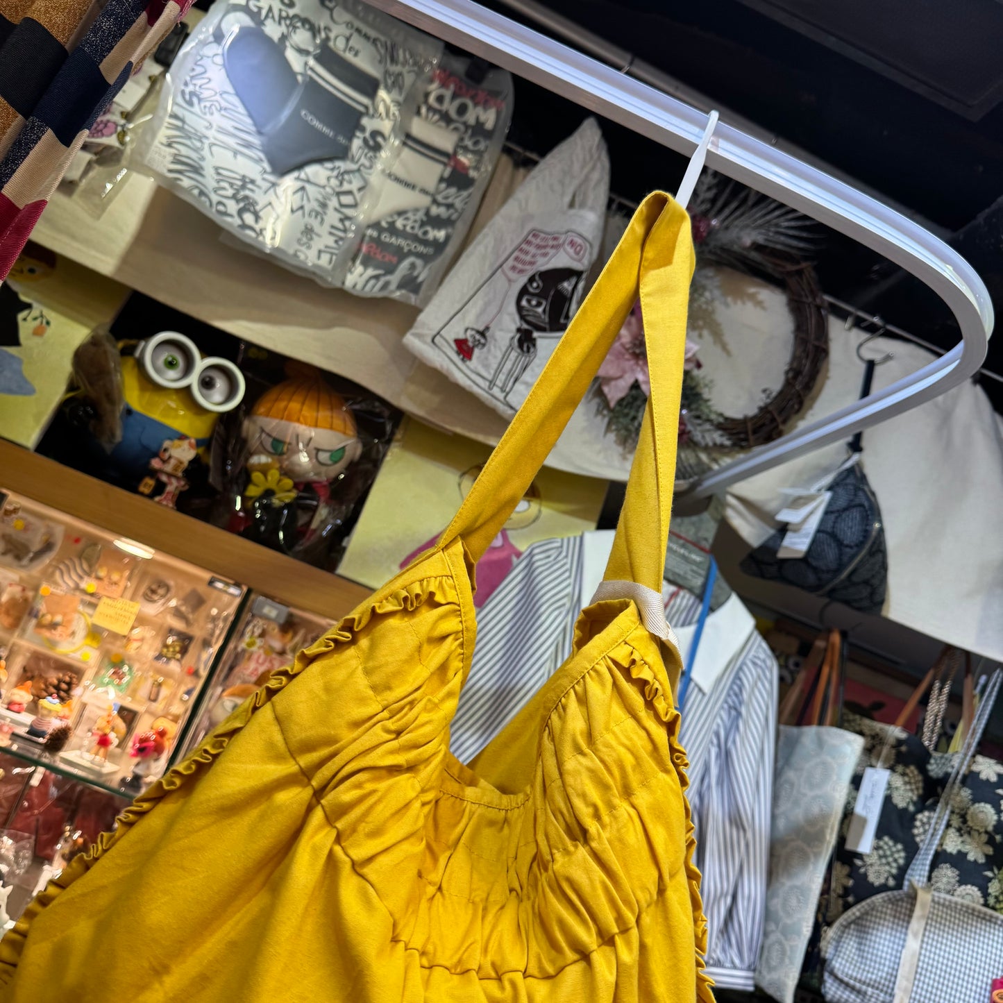 Anvocoeur Yellow Shoulder Bag, made in Japan
