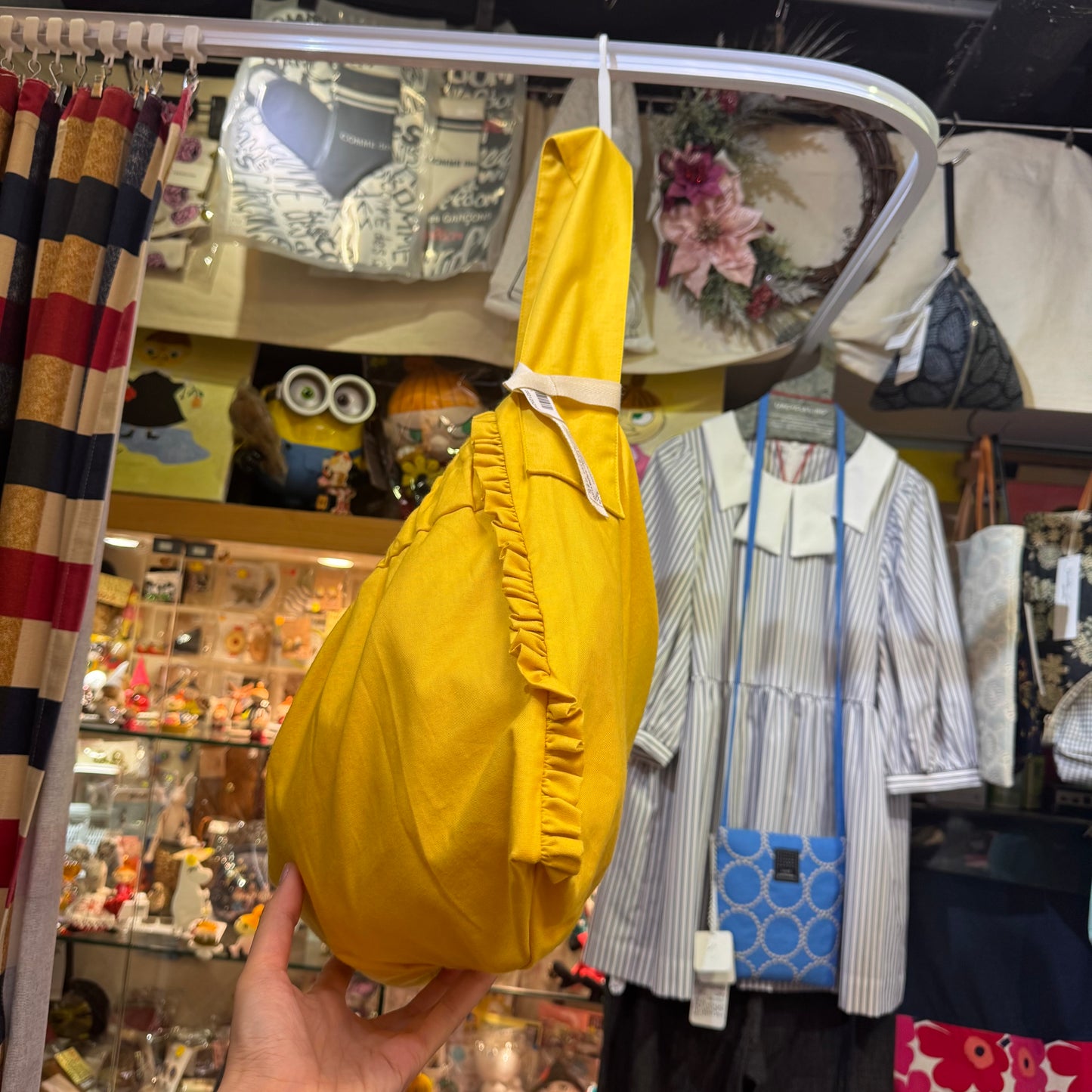 Anvocoeur Yellow Shoulder Bag, made in Japan