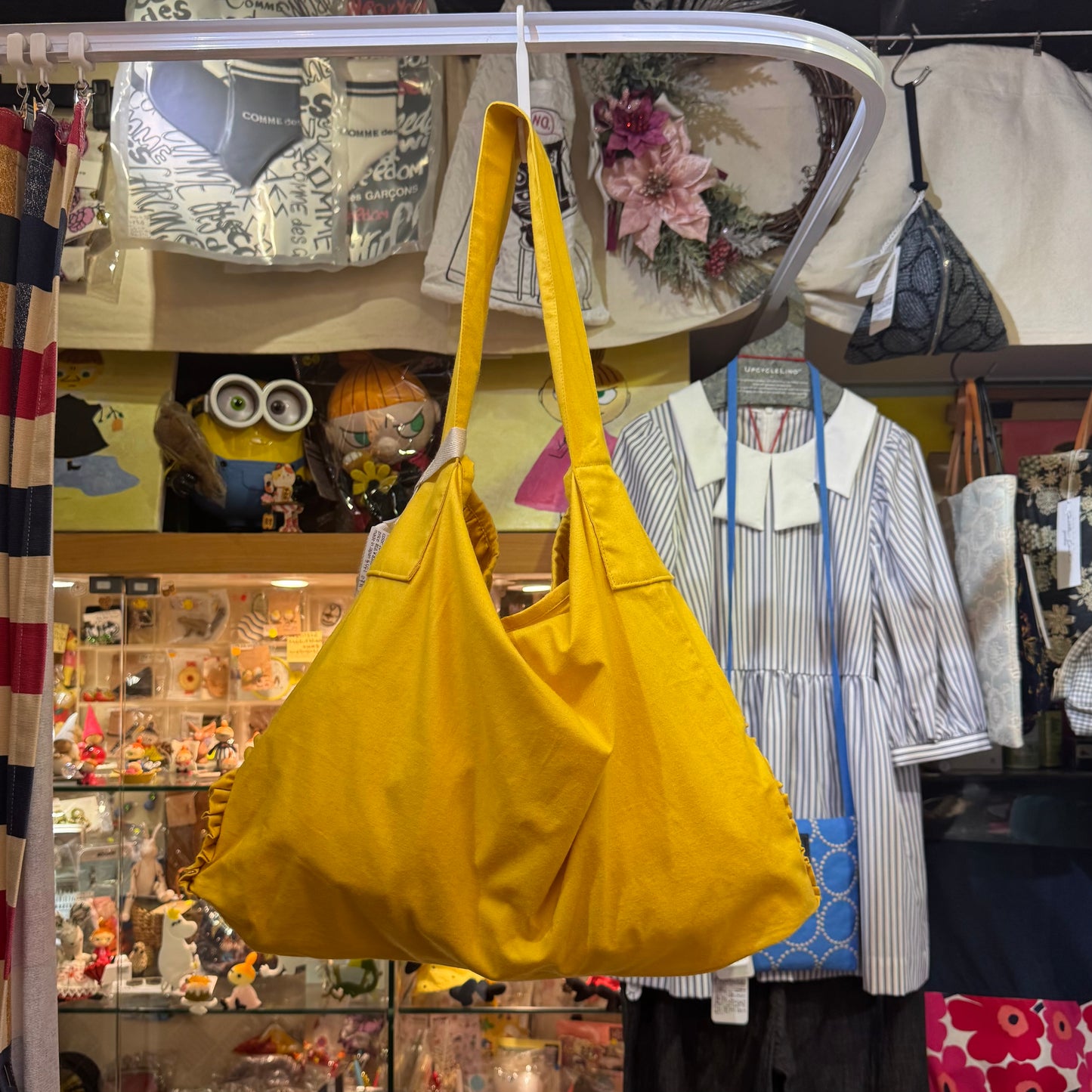 Anvocoeur Yellow Shoulder Bag, made in Japan
