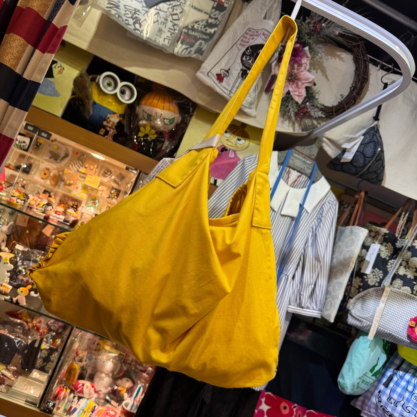 Anvocoeur Yellow Shoulder Bag, made in Japan