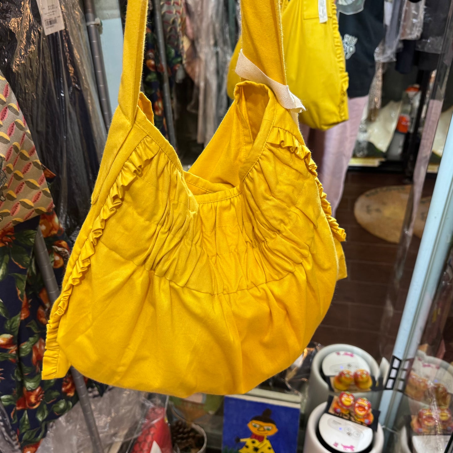 Anvocoeur Yellow Shoulder Bag, made in Japan