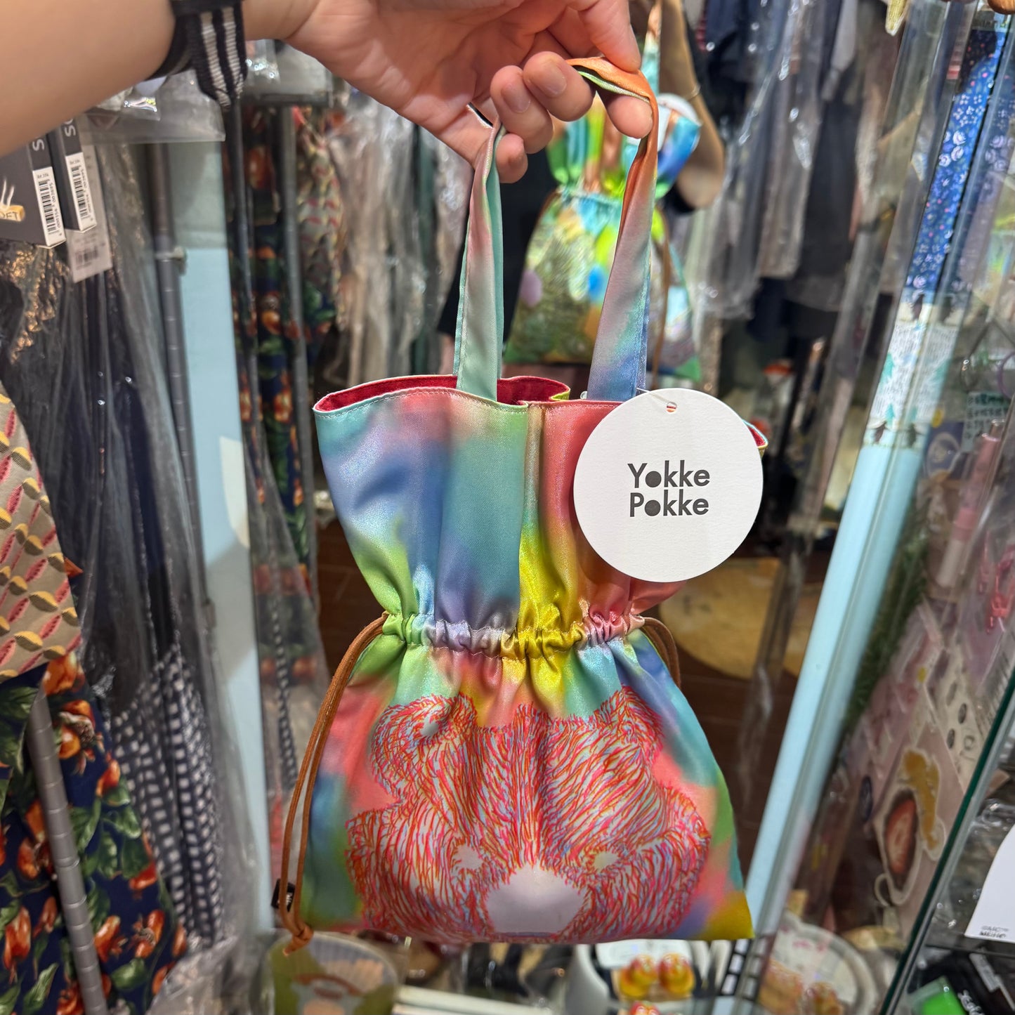 Yokke Pokke Handbag, 2 Patterns, made in Japan