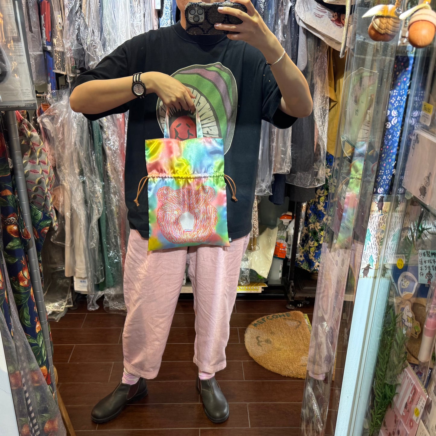 Yokke Pokke Handbag, 2 Patterns, made in Japan