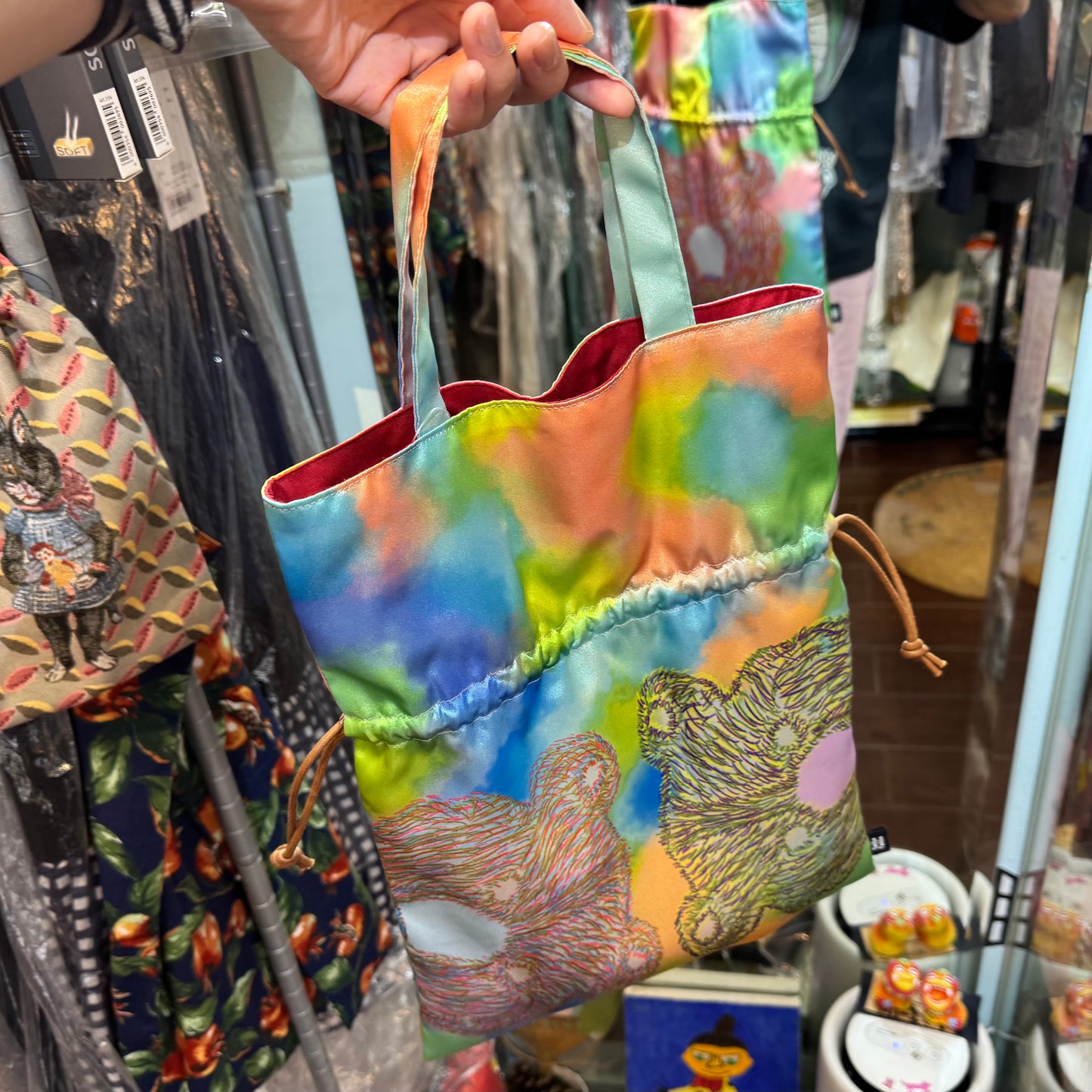 Yokke Pokke Handbag, 2 Patterns, made in Japan