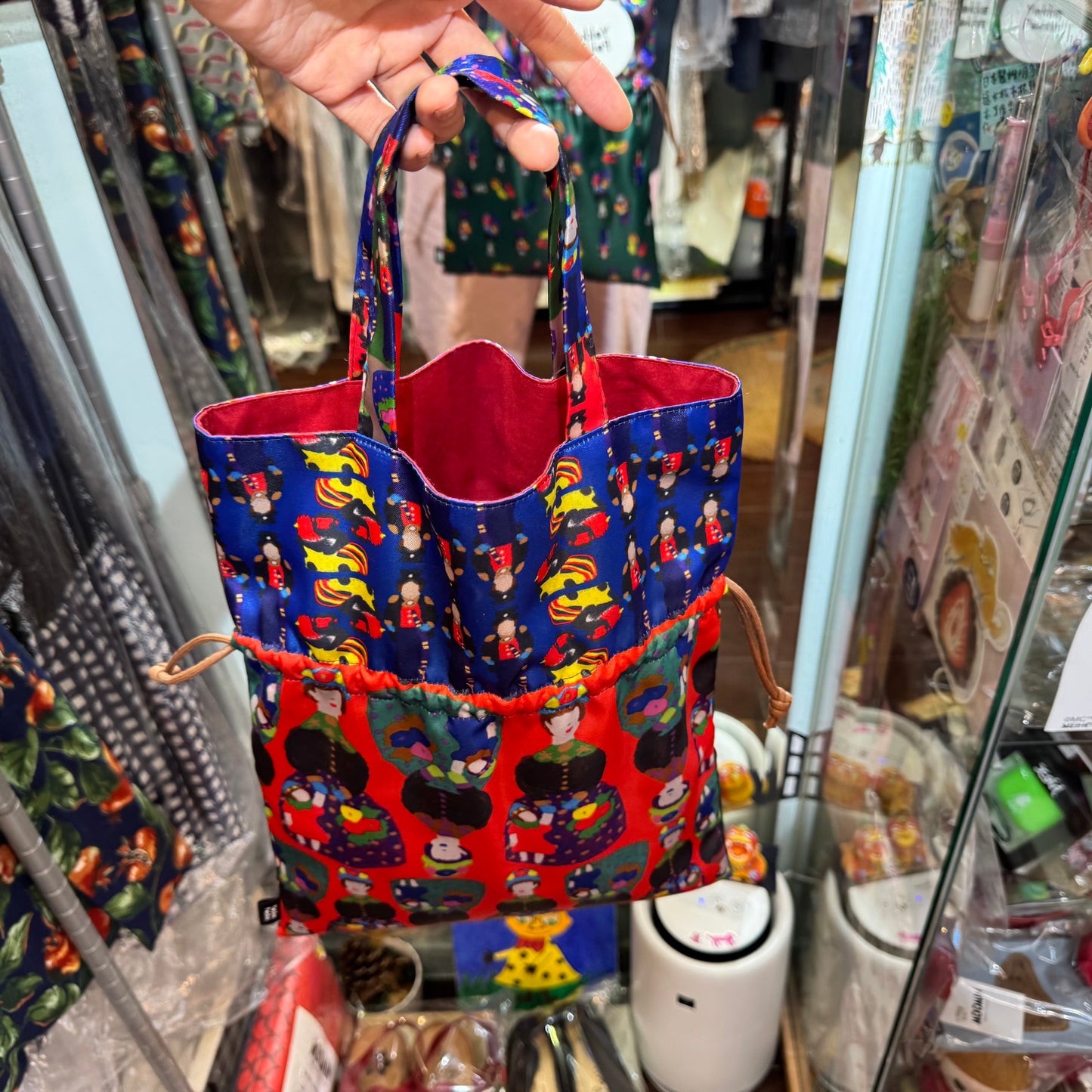 Yokke Pokke Handbag, 2 Patterns, made in Japan