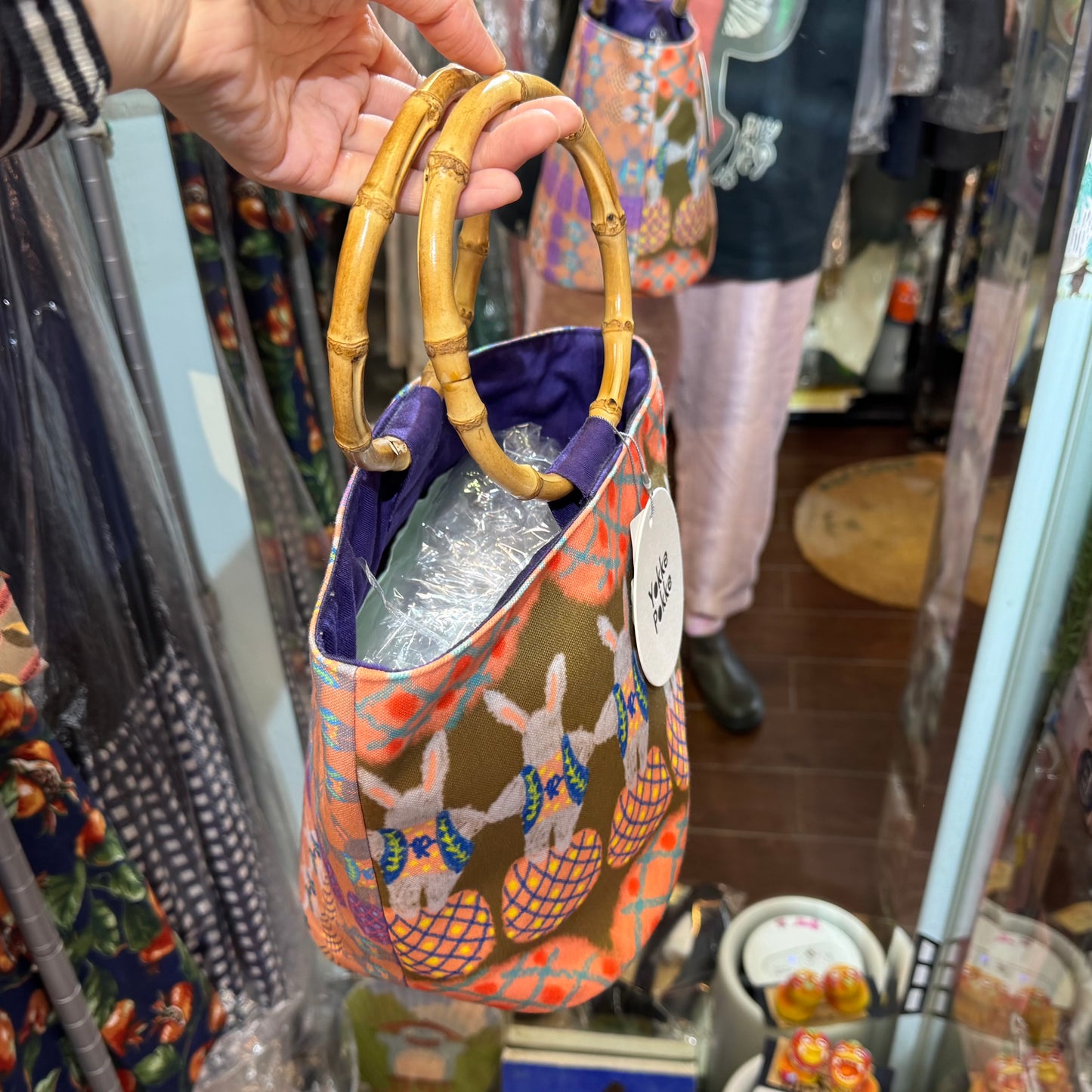 Yokke Pokke Rabbits Handbag, made in Japan