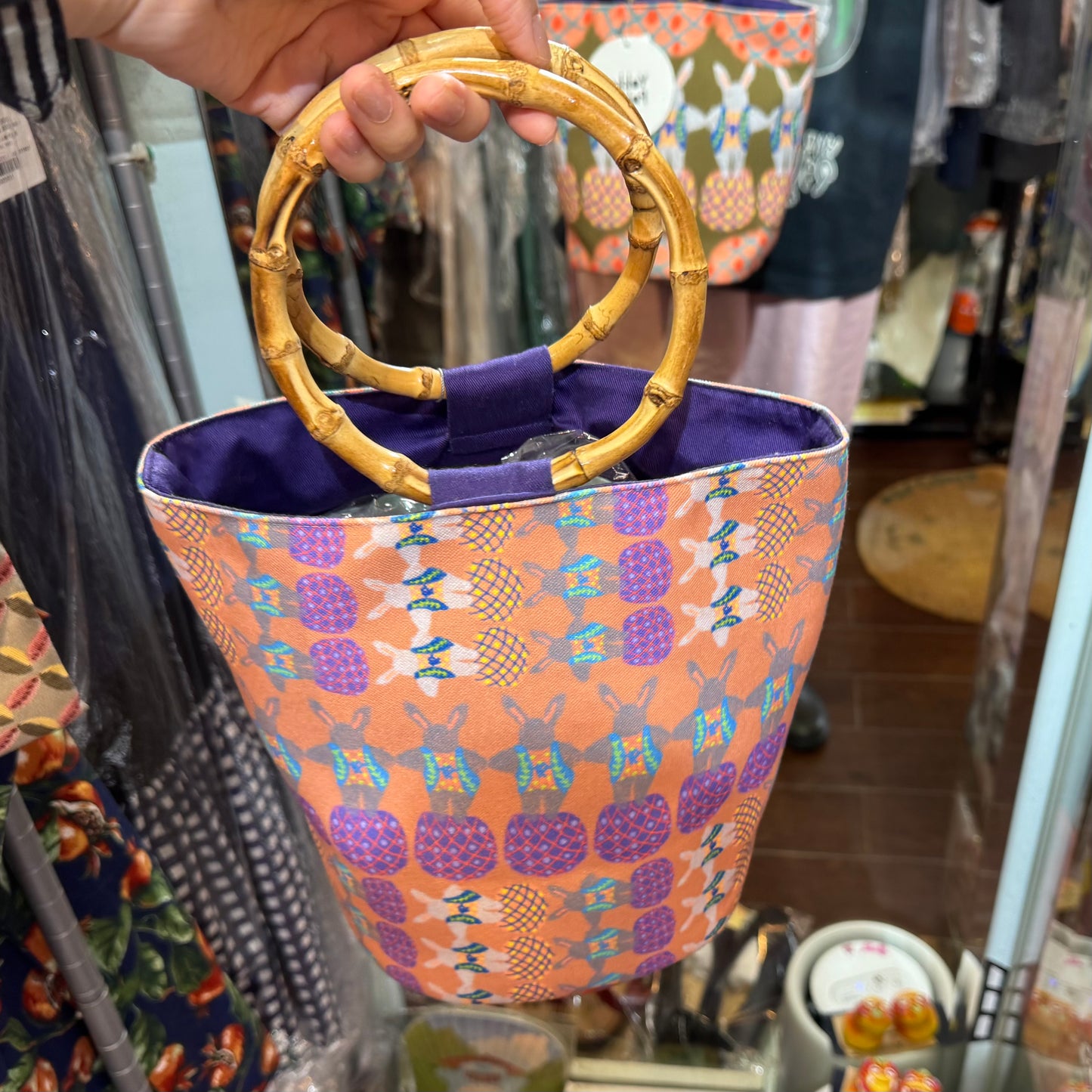 Yokke Pokke Rabbits Handbag, made in Japan