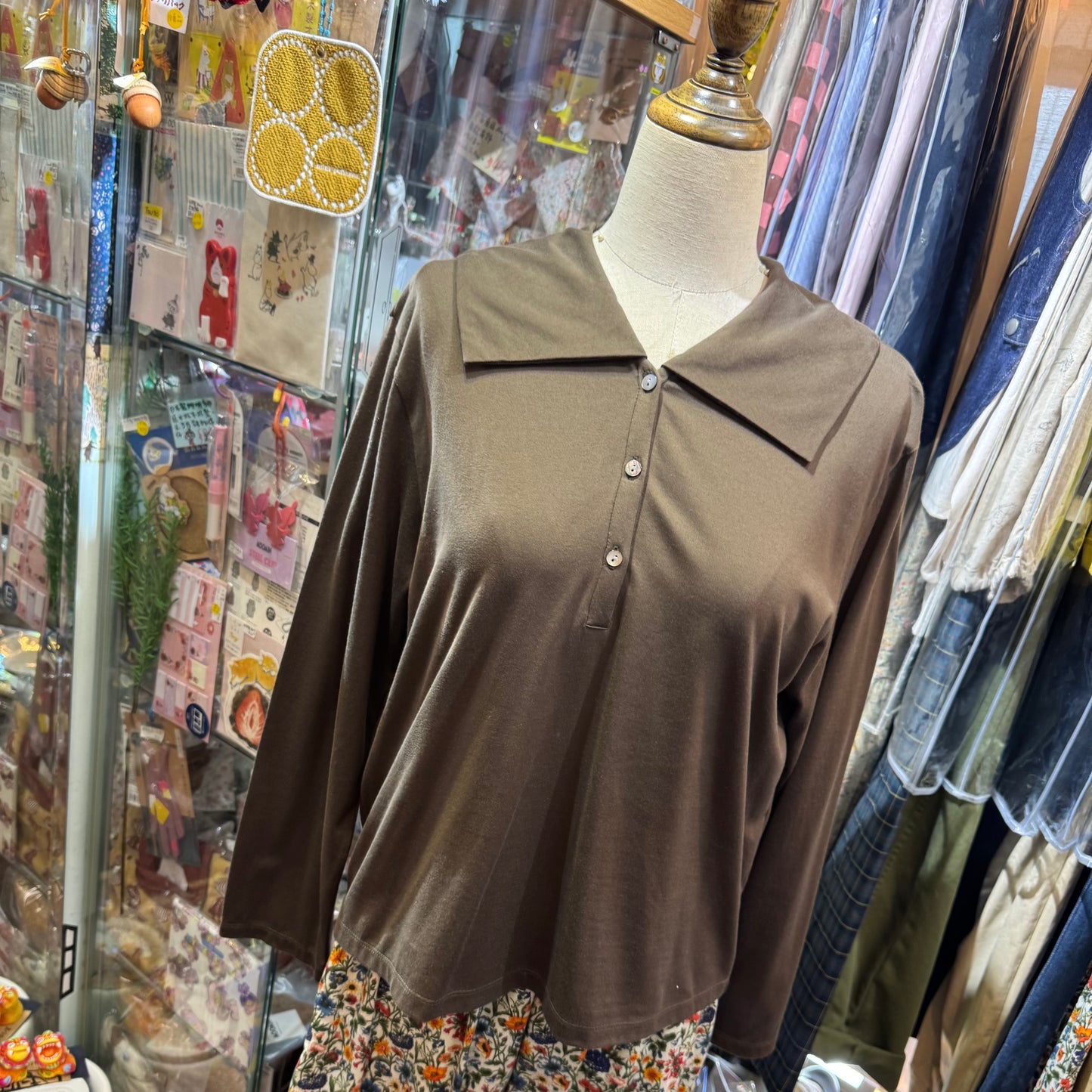 Mizuiro Ind Wide Collar Polo Shirt, 2 Colors, made in Japan